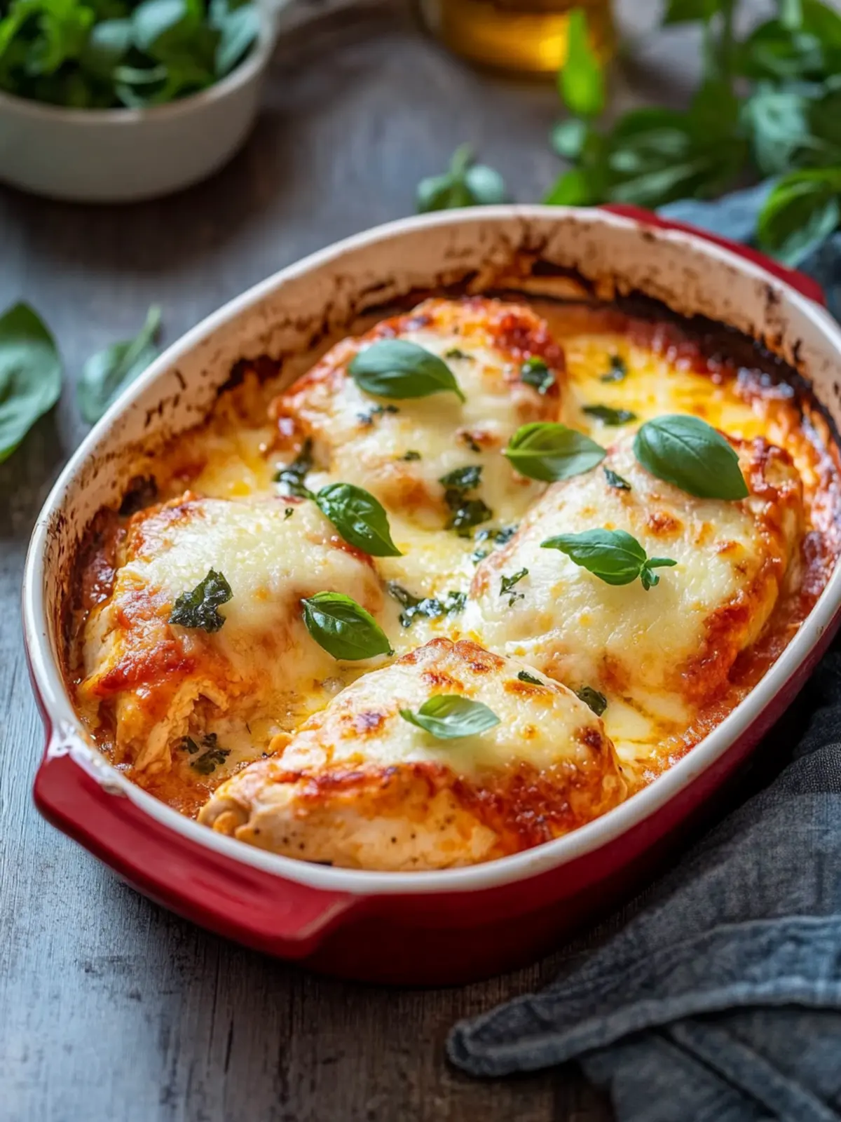 Keto Chicken Parmesan Casserole Recipe