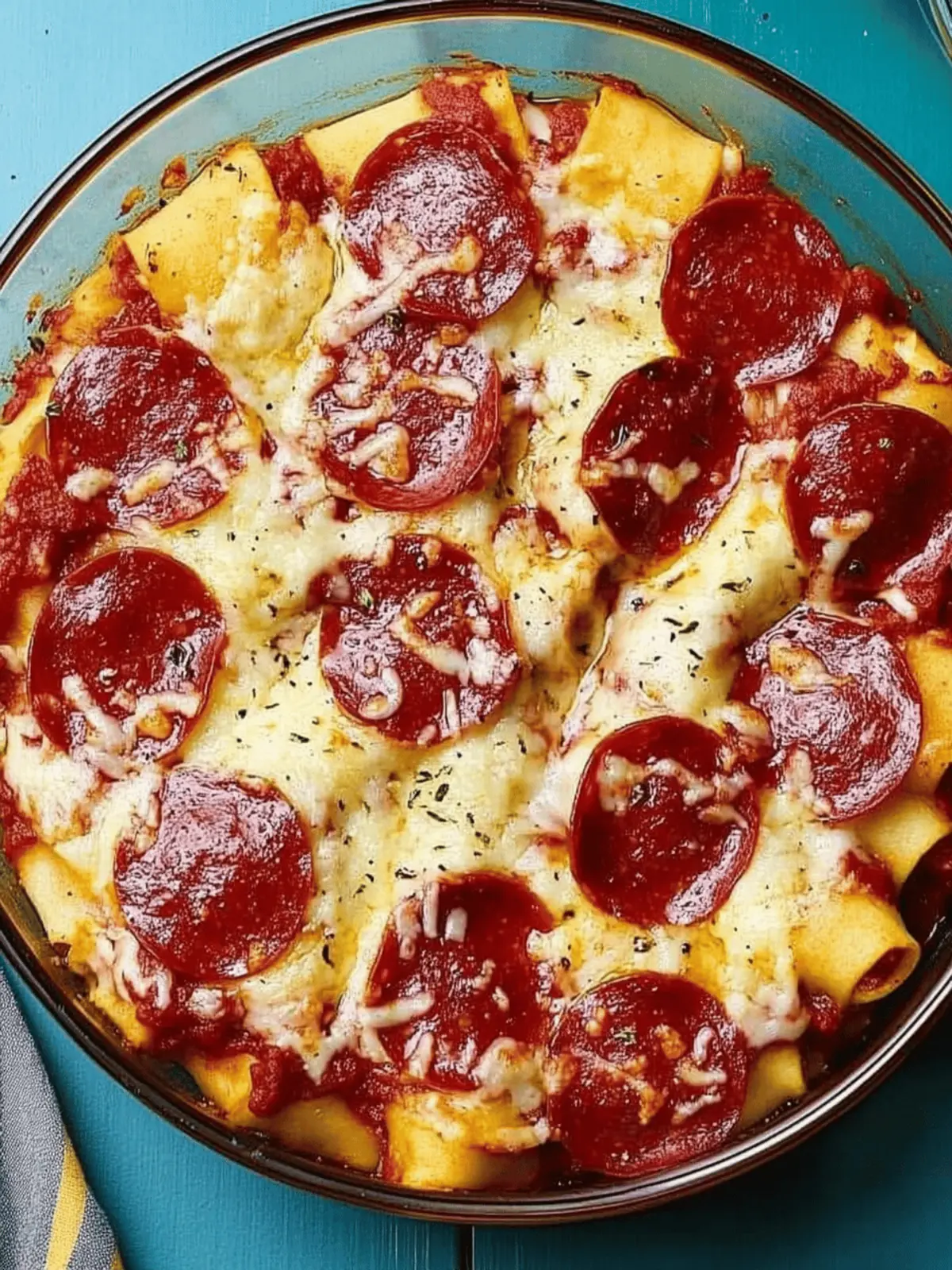 Pepperoni Pizza Lasagna Rolls