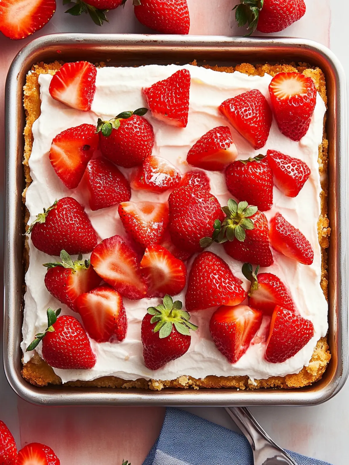 The Best Healthy Sheet Pan Strawberry Shortcake