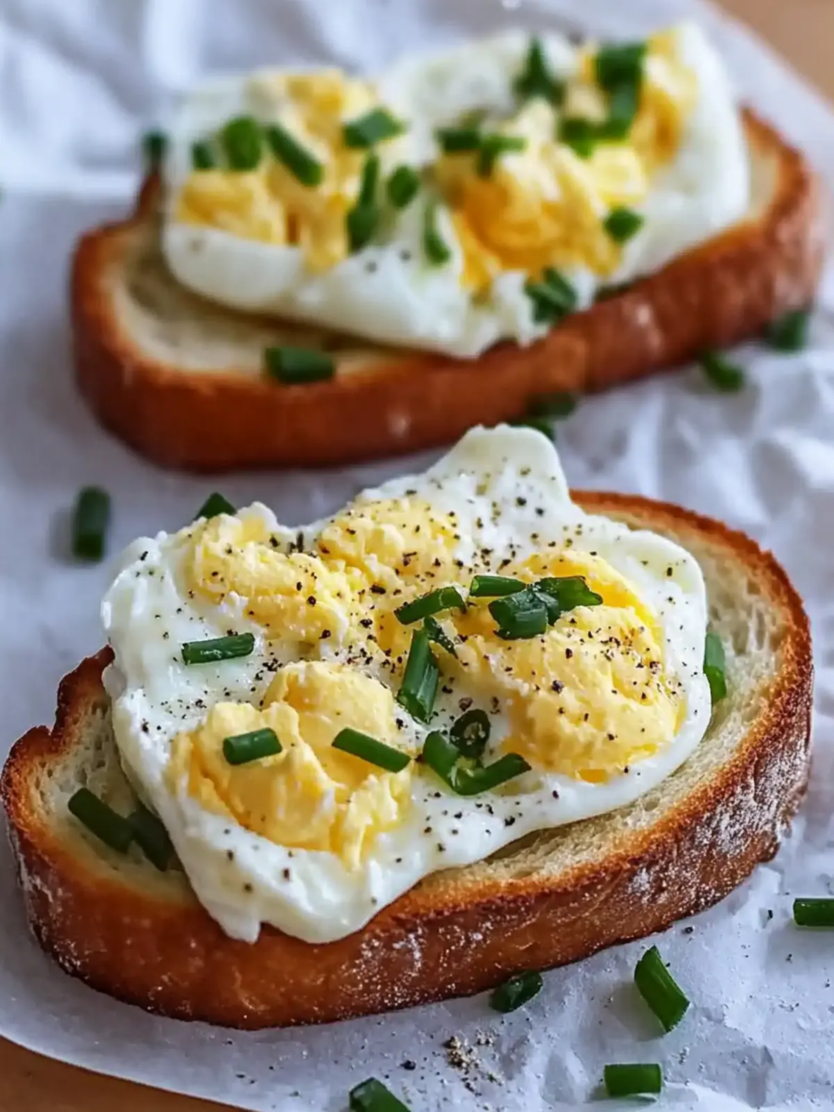 Egg and Ricotta Toast