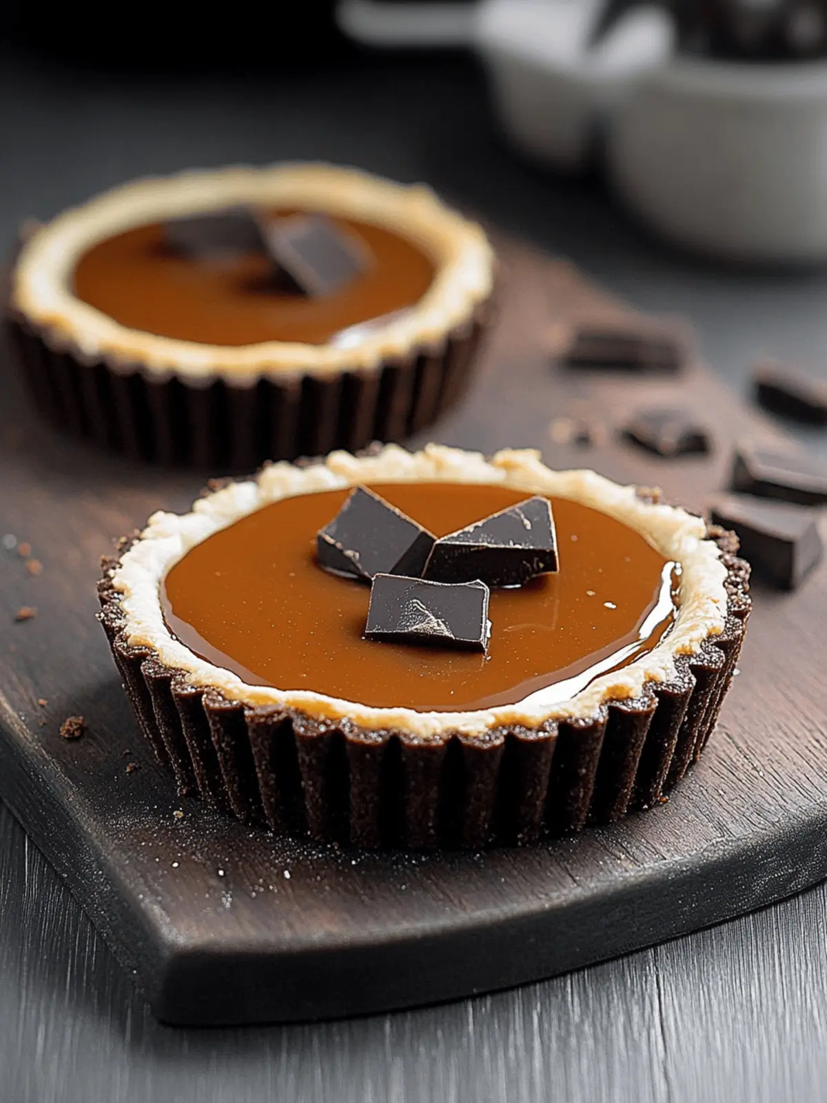 Salted Caramel Chocolate Tart