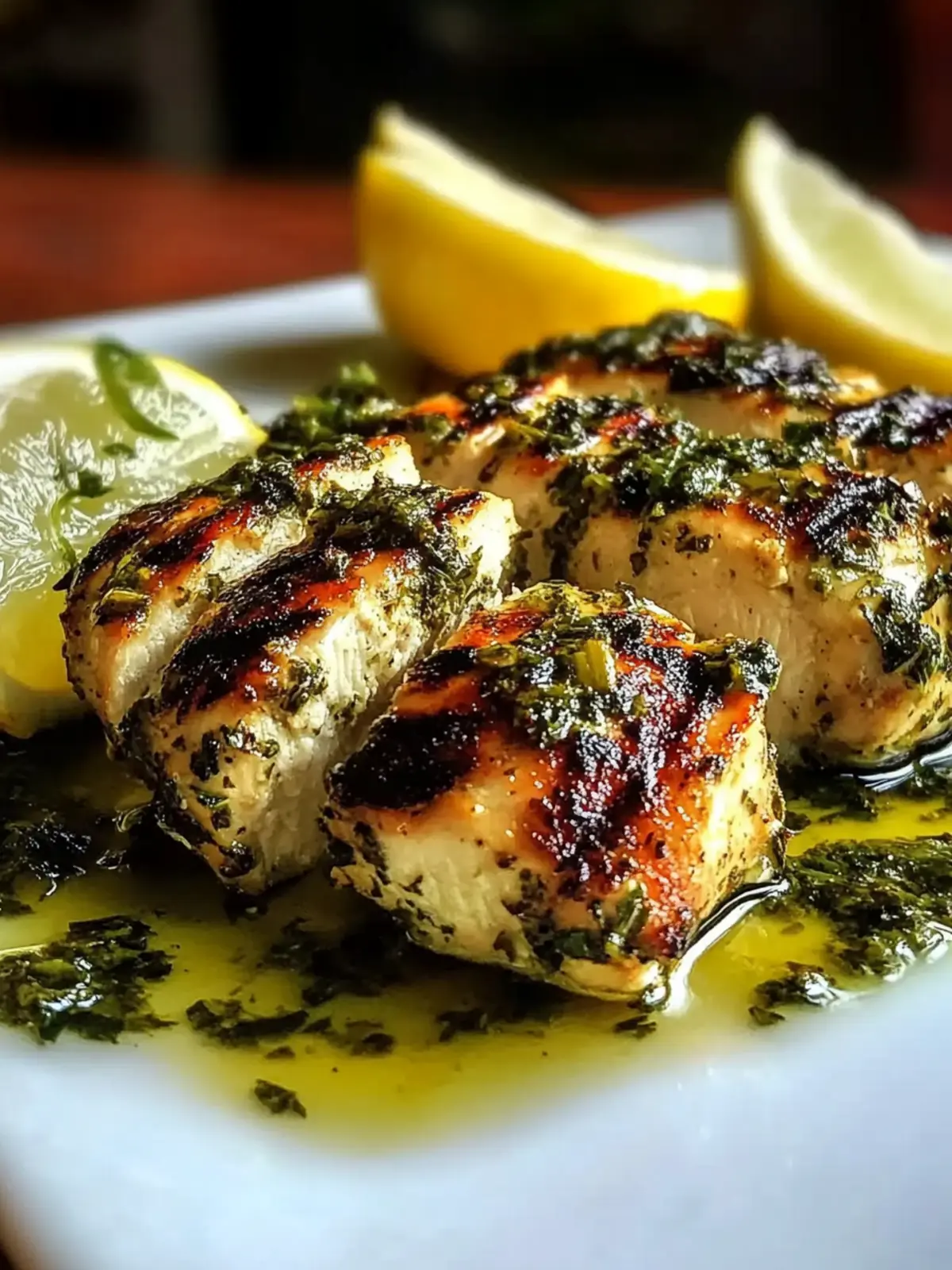 Mediterranean Herb Crusted Grilled Chicken
