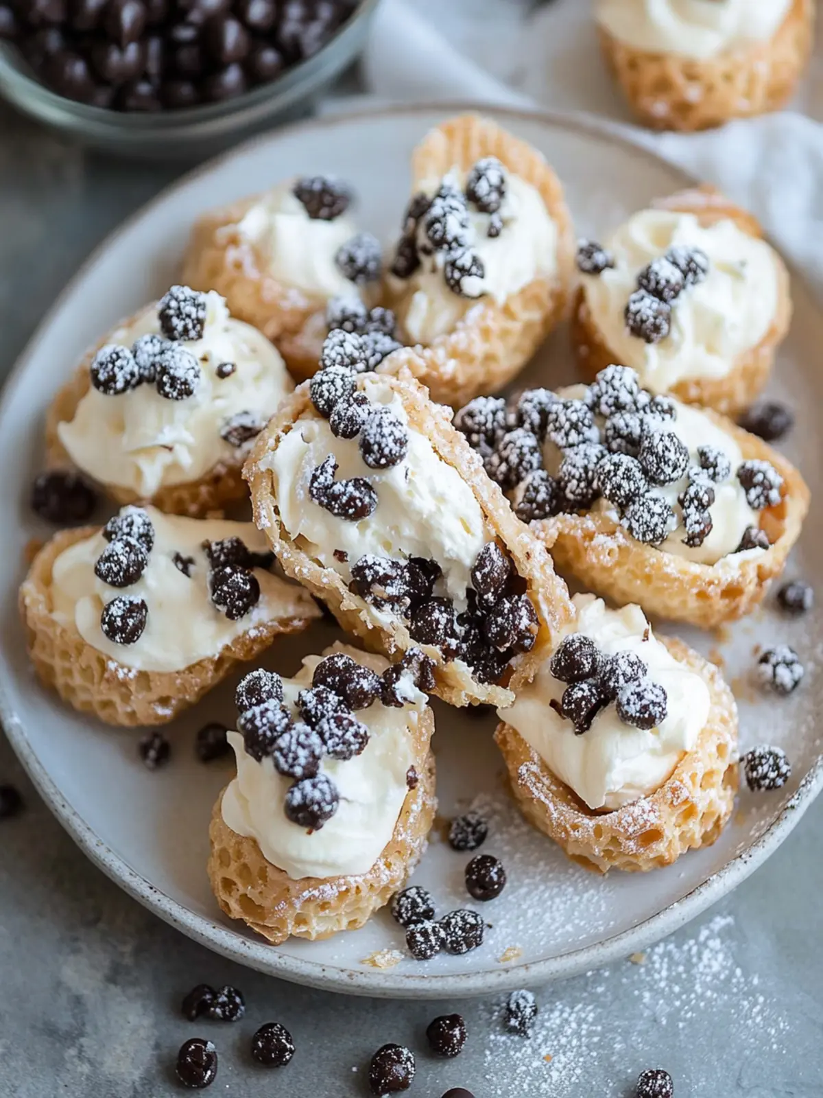 Cannoli Bites