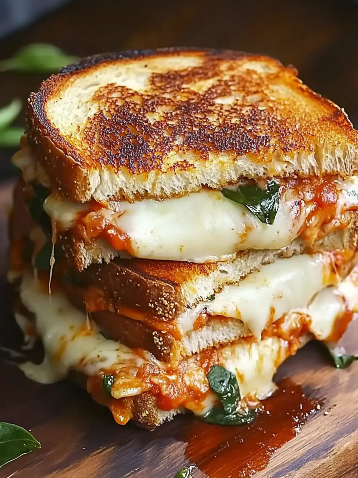 Chicken Parmesan Grilled Cheese