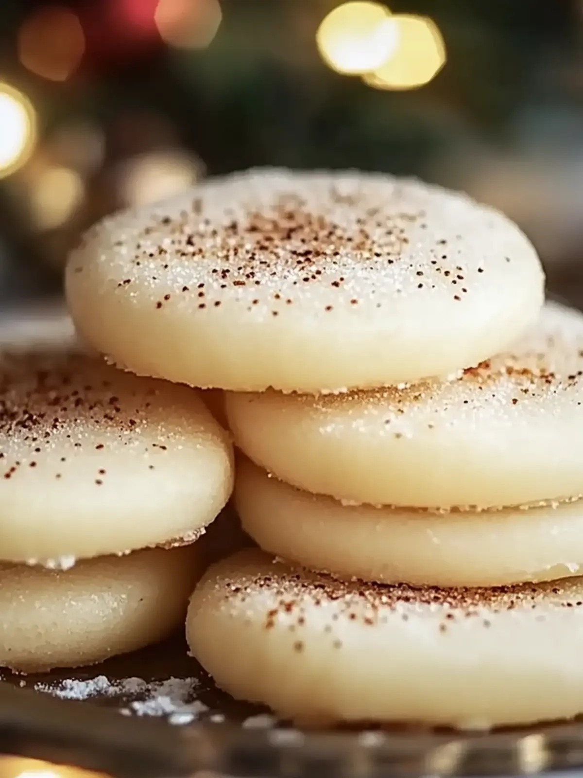 Melt-in-Your-Mouth Eggnog Sugar Cookies