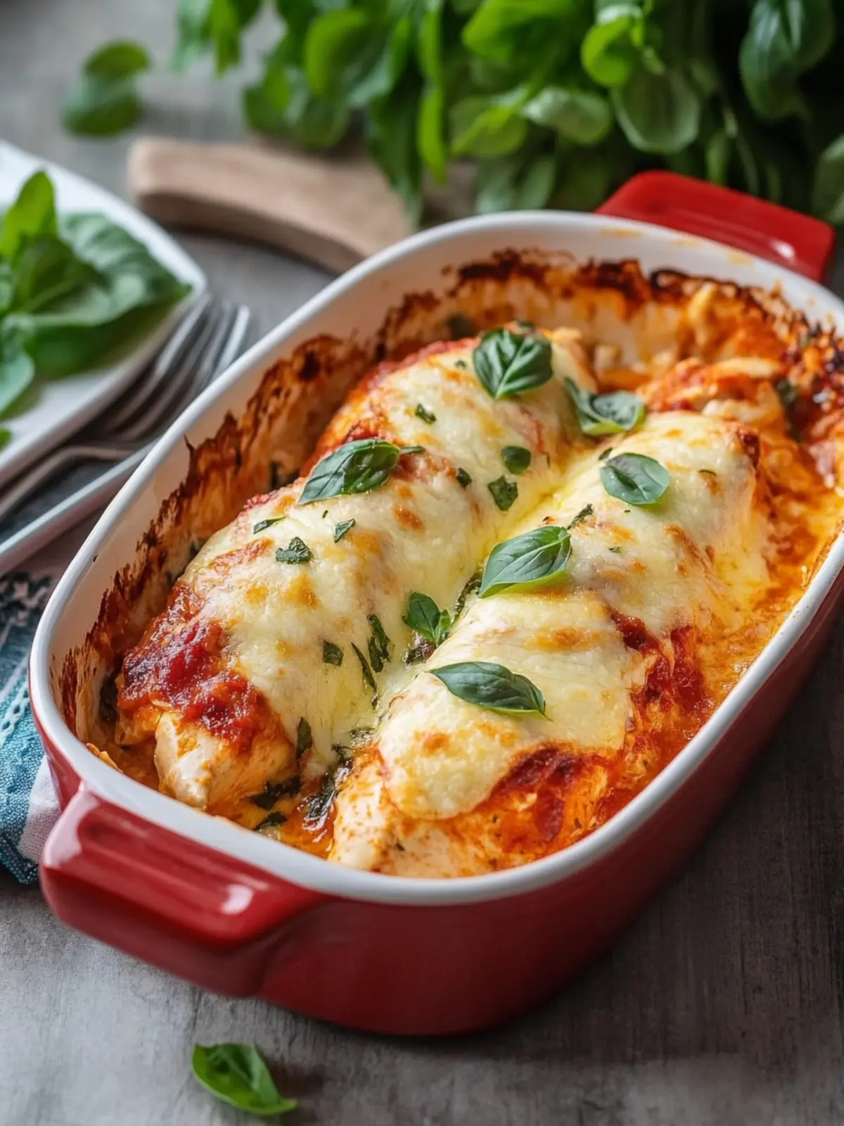 Keto Chicken Parmesan Casserole Recipe