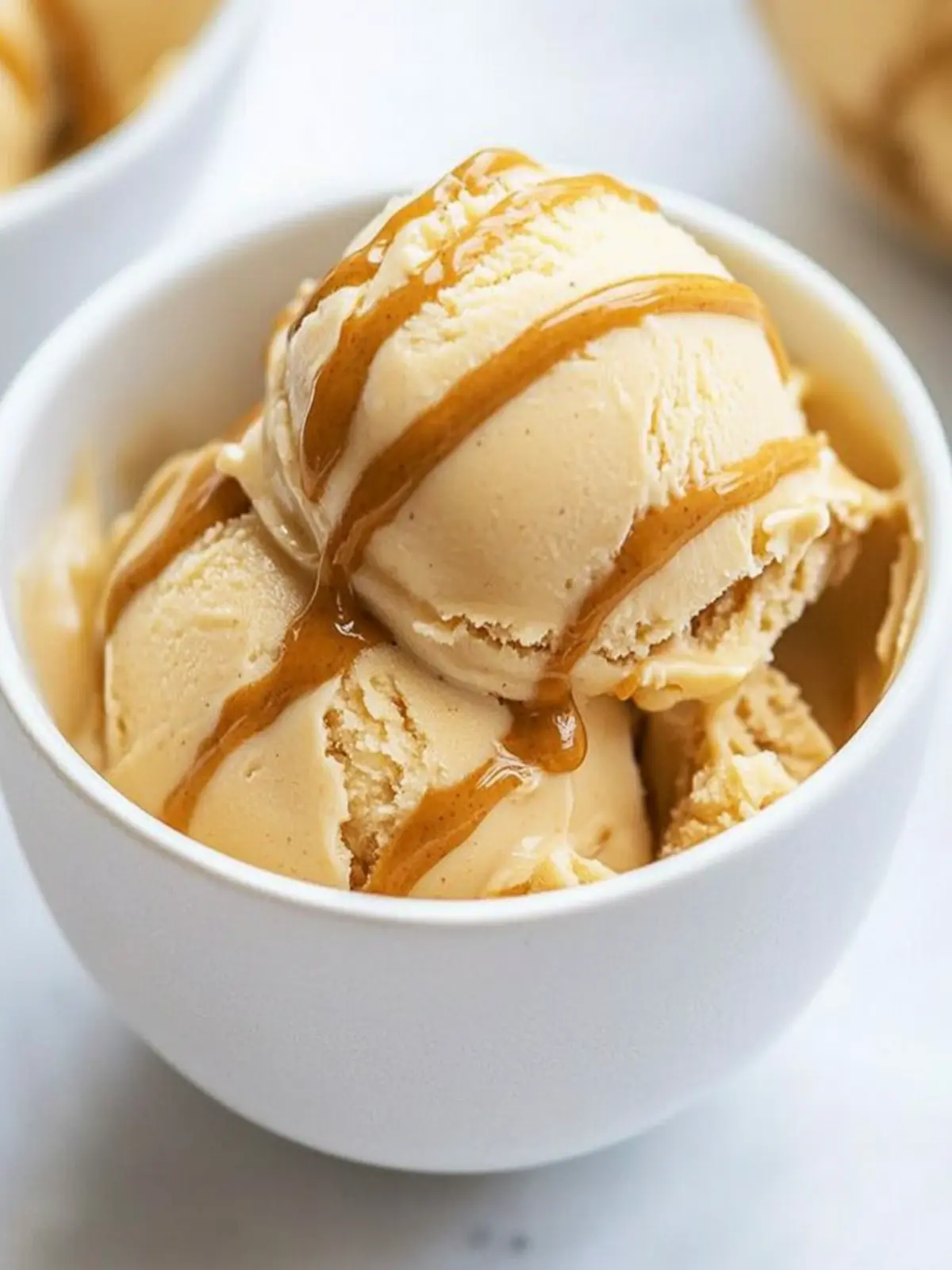 Creamy Peanut Butter Cottage Cheese Ice Cream