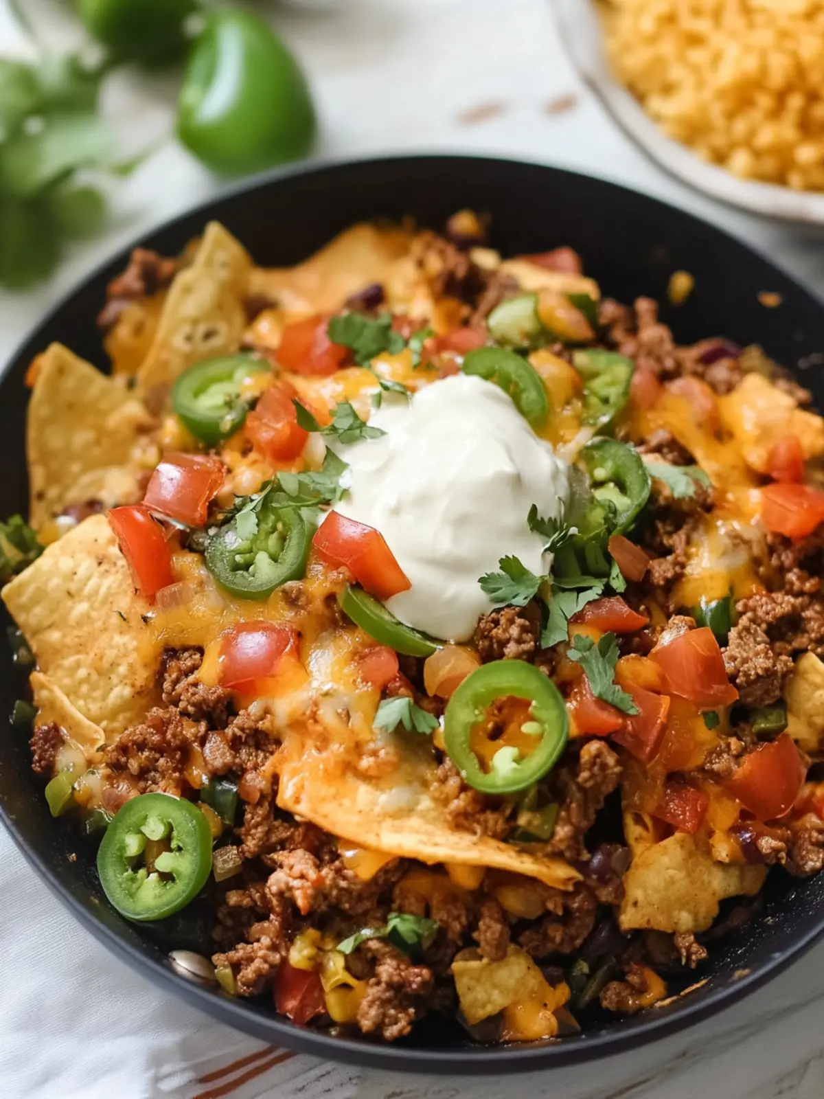 Beef Burrito Skillet