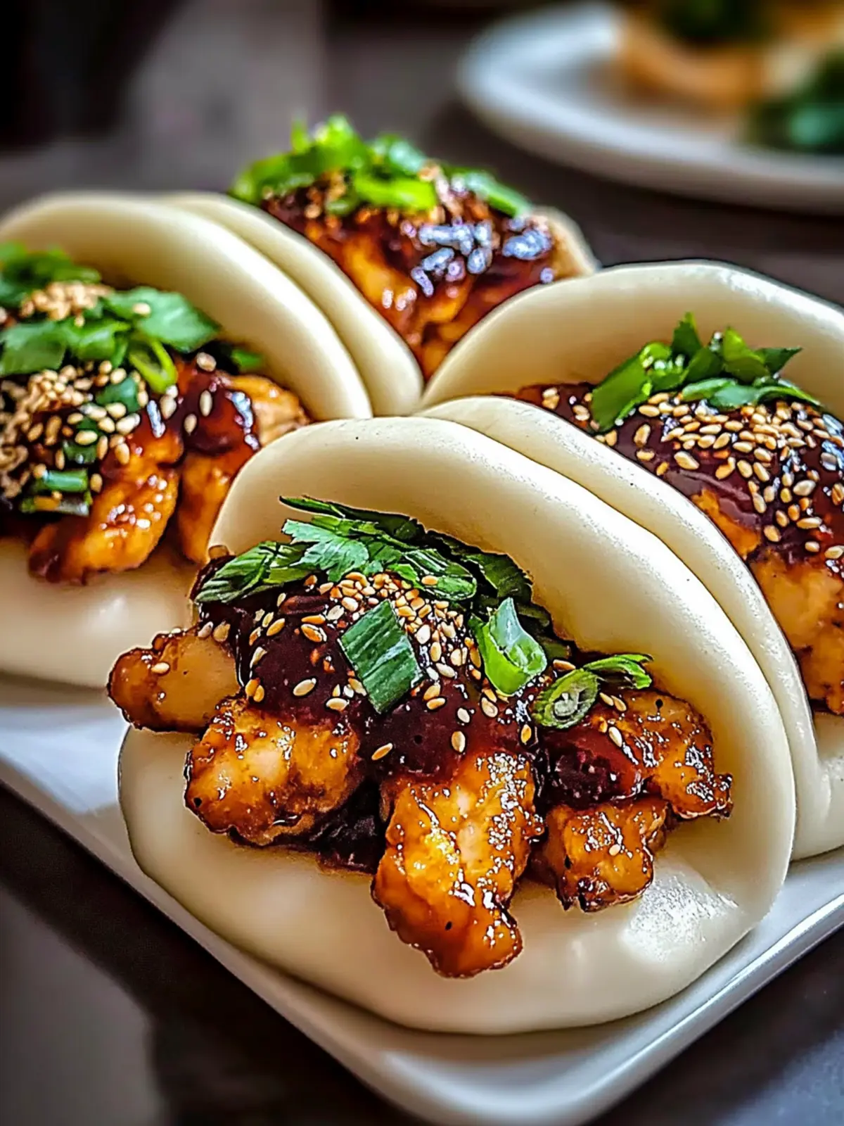 Korean Chicken Bao Buns