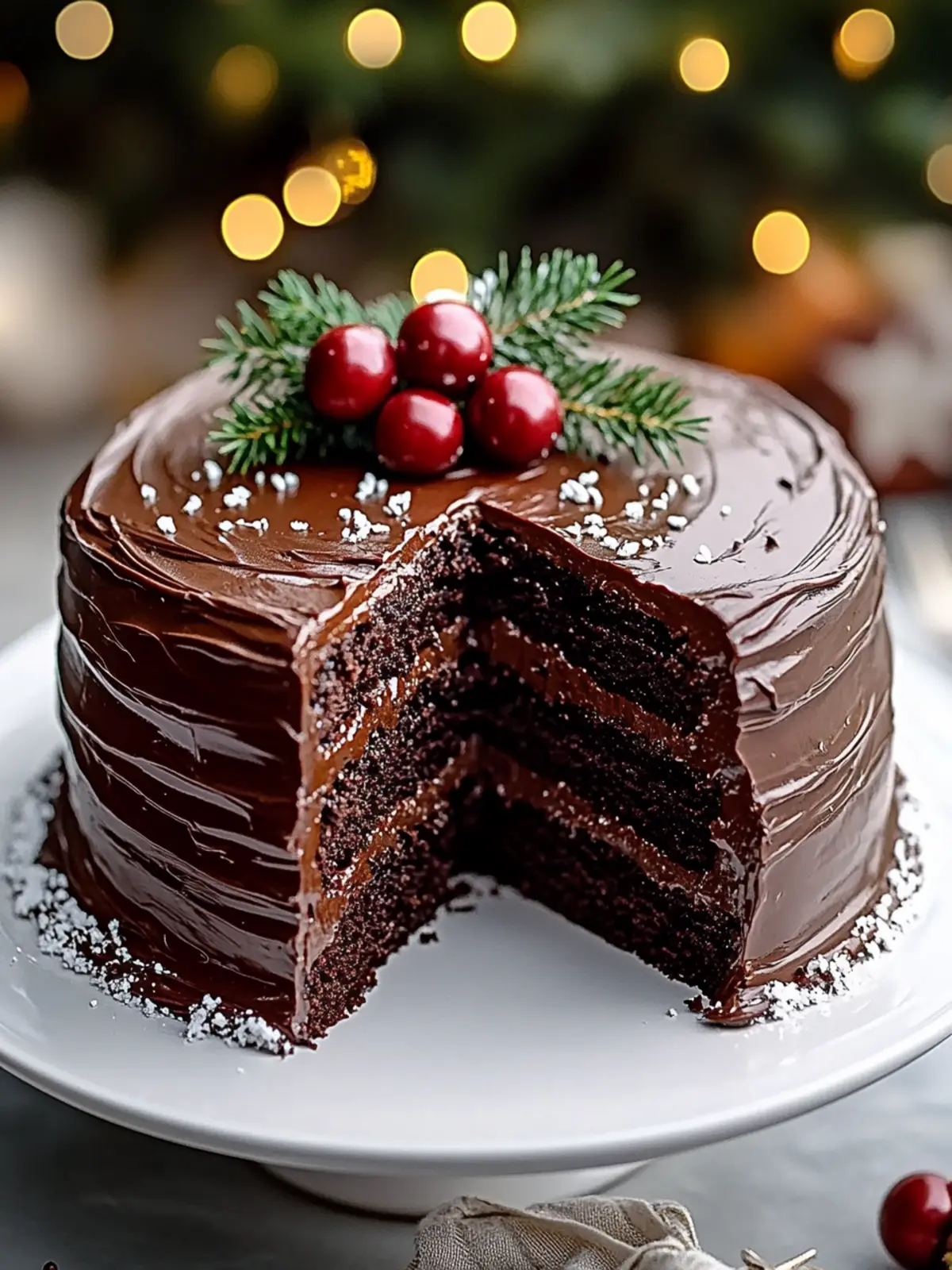 Holidays Chocolate Cake