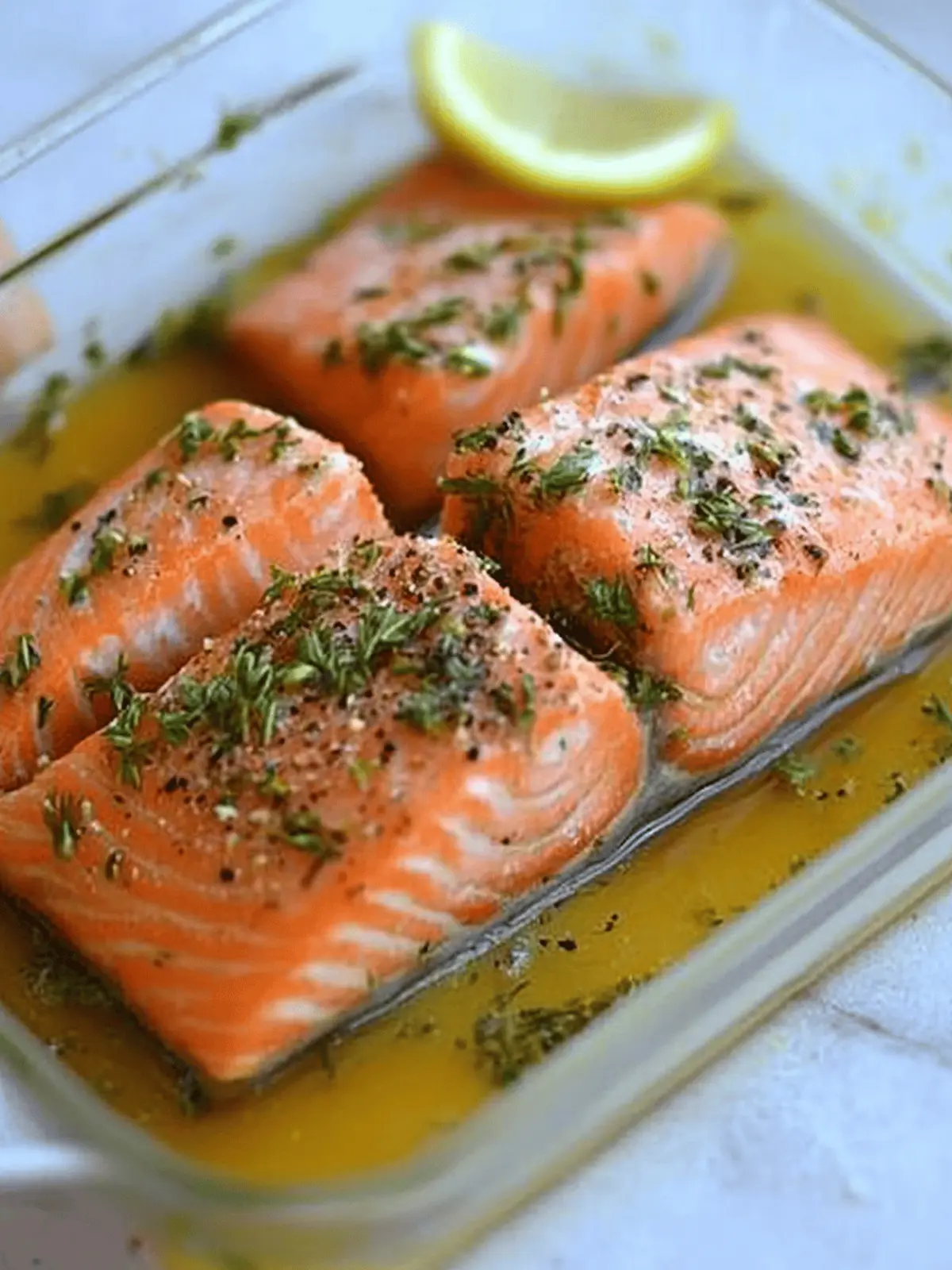 Cedar Plank Salmon with Lemon, Garlic & Herbs