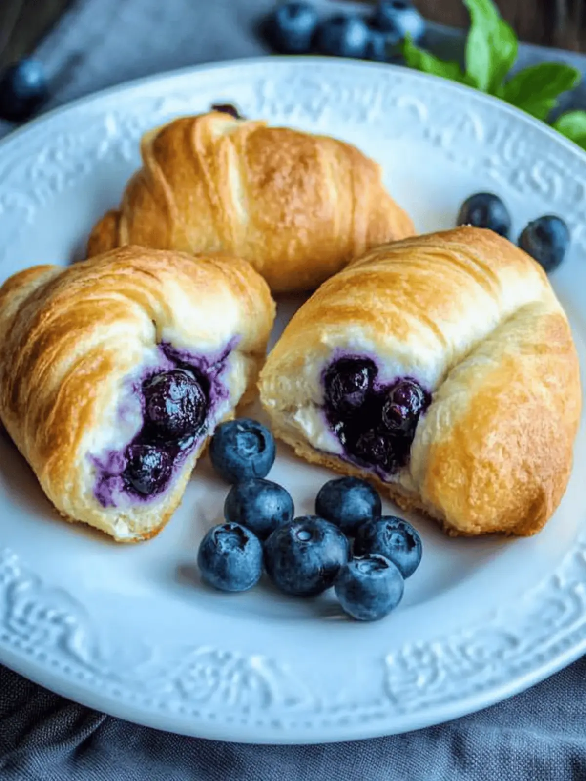 Blueberry Cheesecake Swirl Rolls