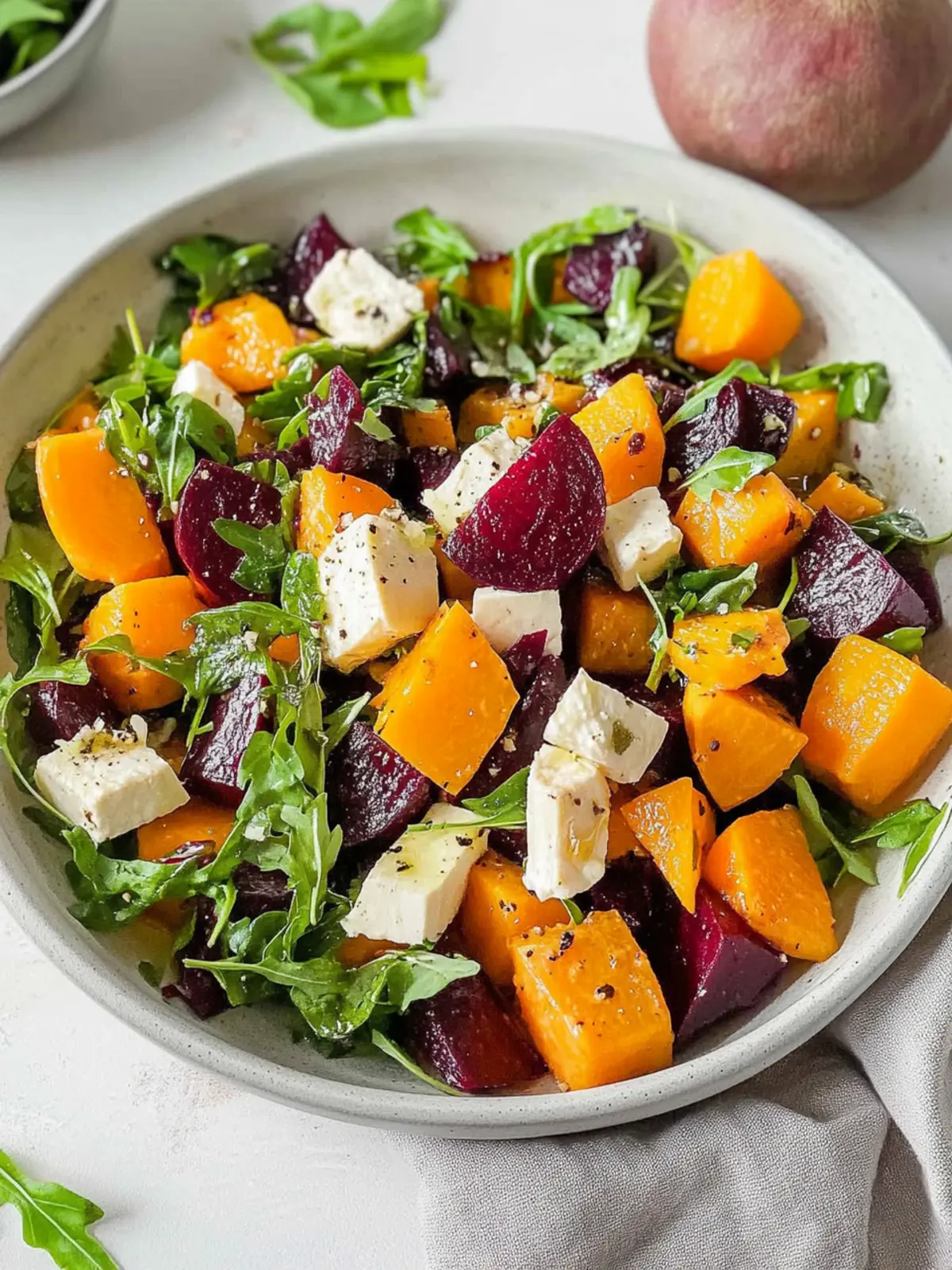 Butternut and Beetroot Salad