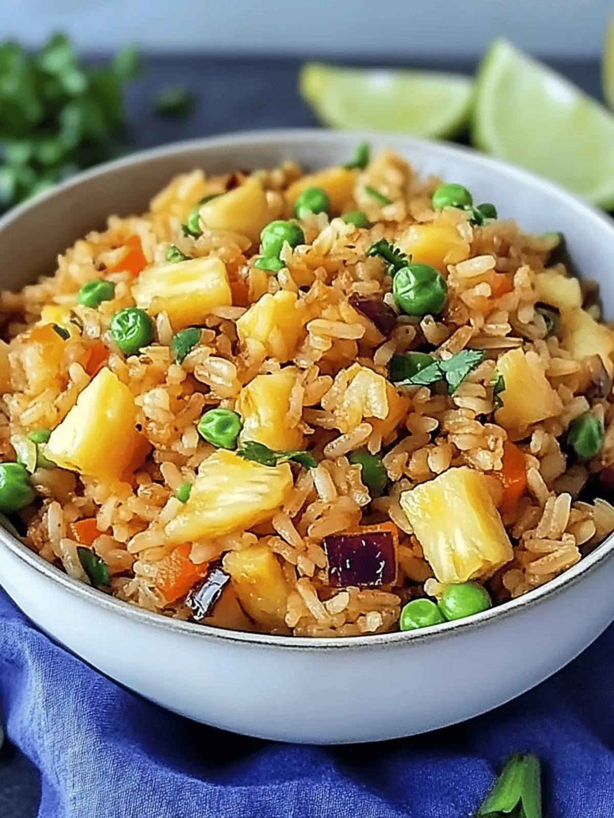 Vegetarian Pineapple Fried Rice