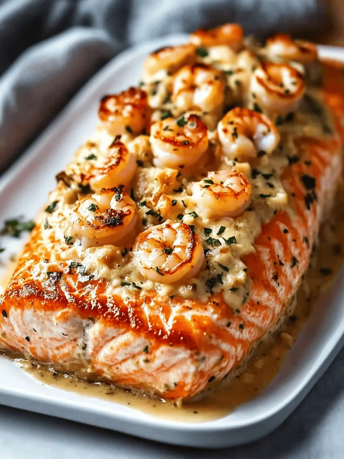 Shrimp Stuffed Salmon