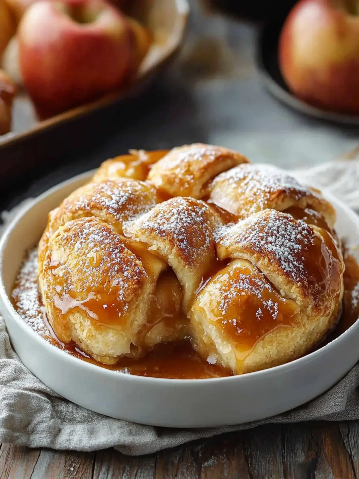 Simple Caramel Apple Pie Bombs