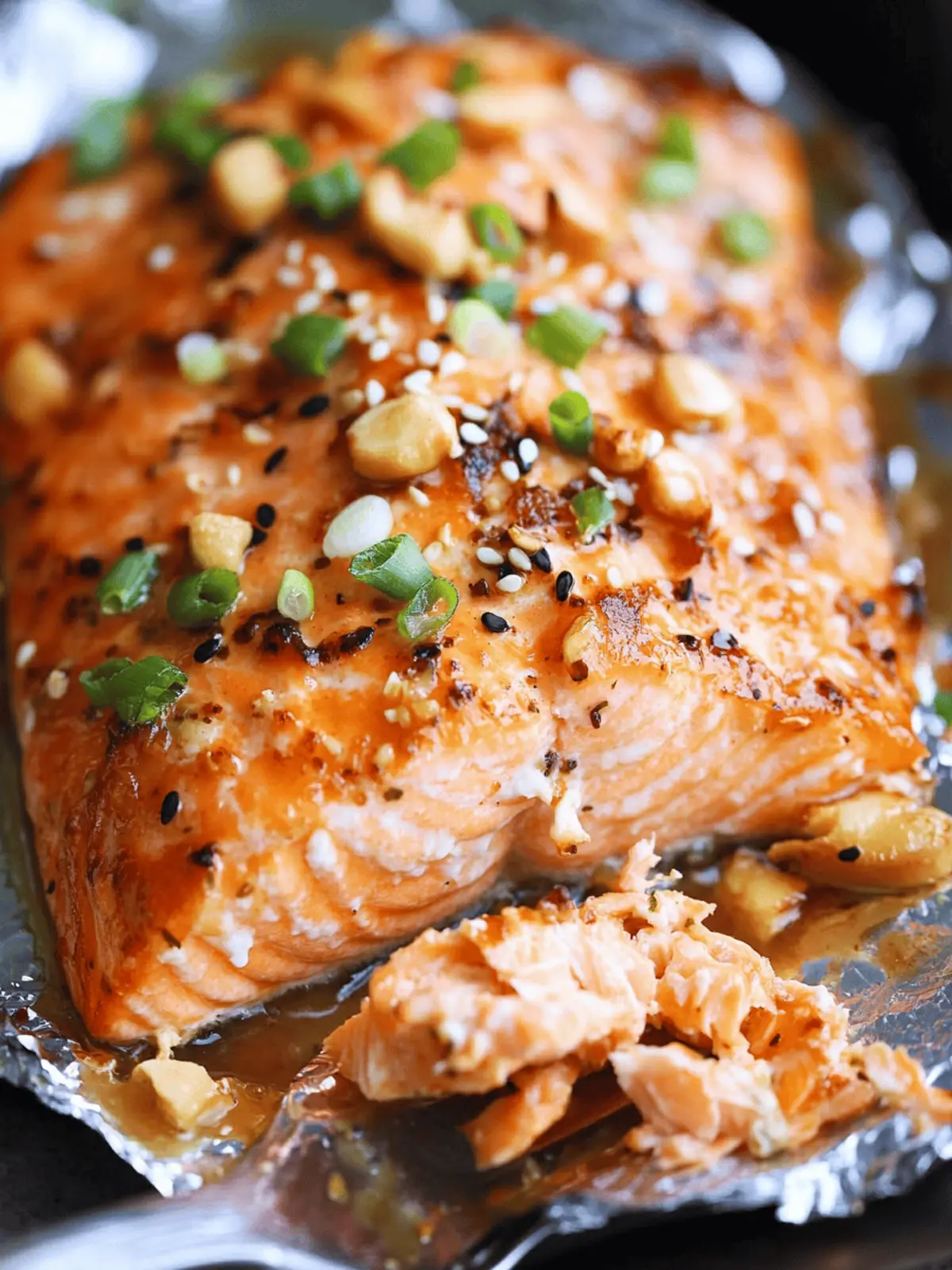 Asian Salmon in Foil