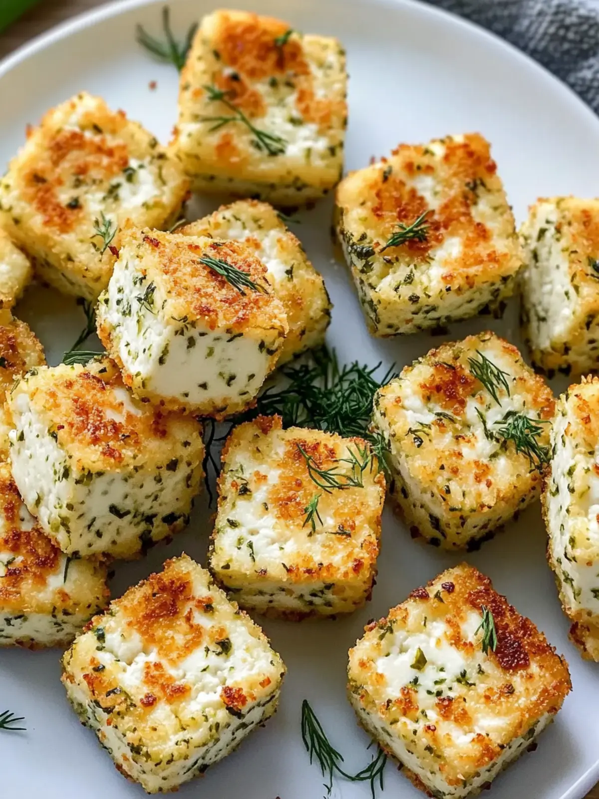 Tangy Dill Pickle Tofu Bites