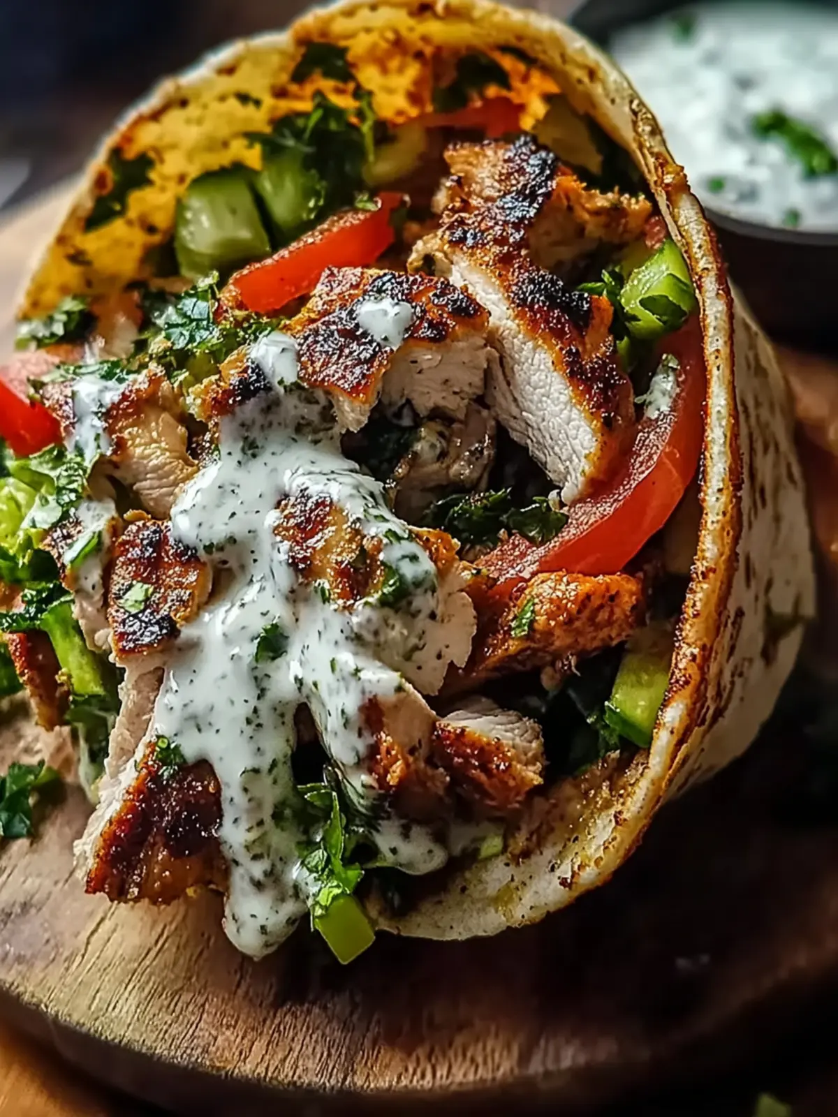 Chicken Shawarma Garlic Sauce