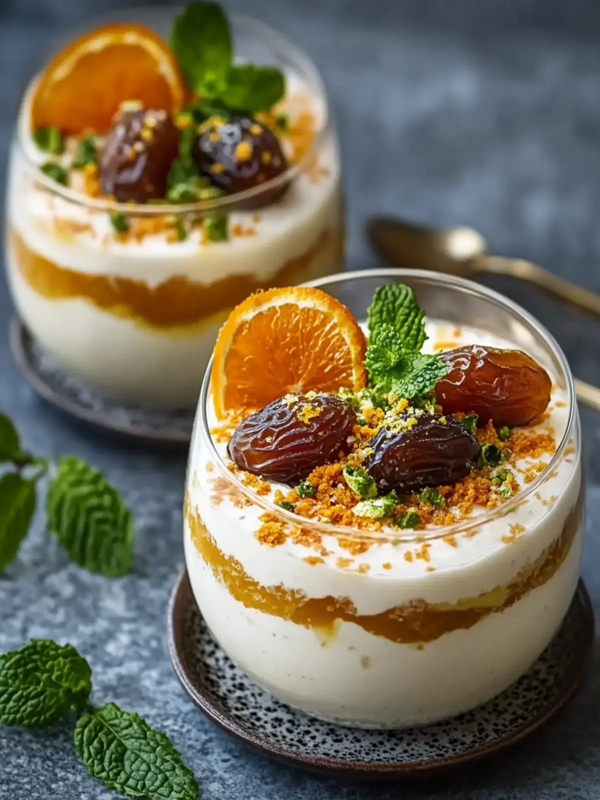 Lebanese Date & Orange Blossom Mousse