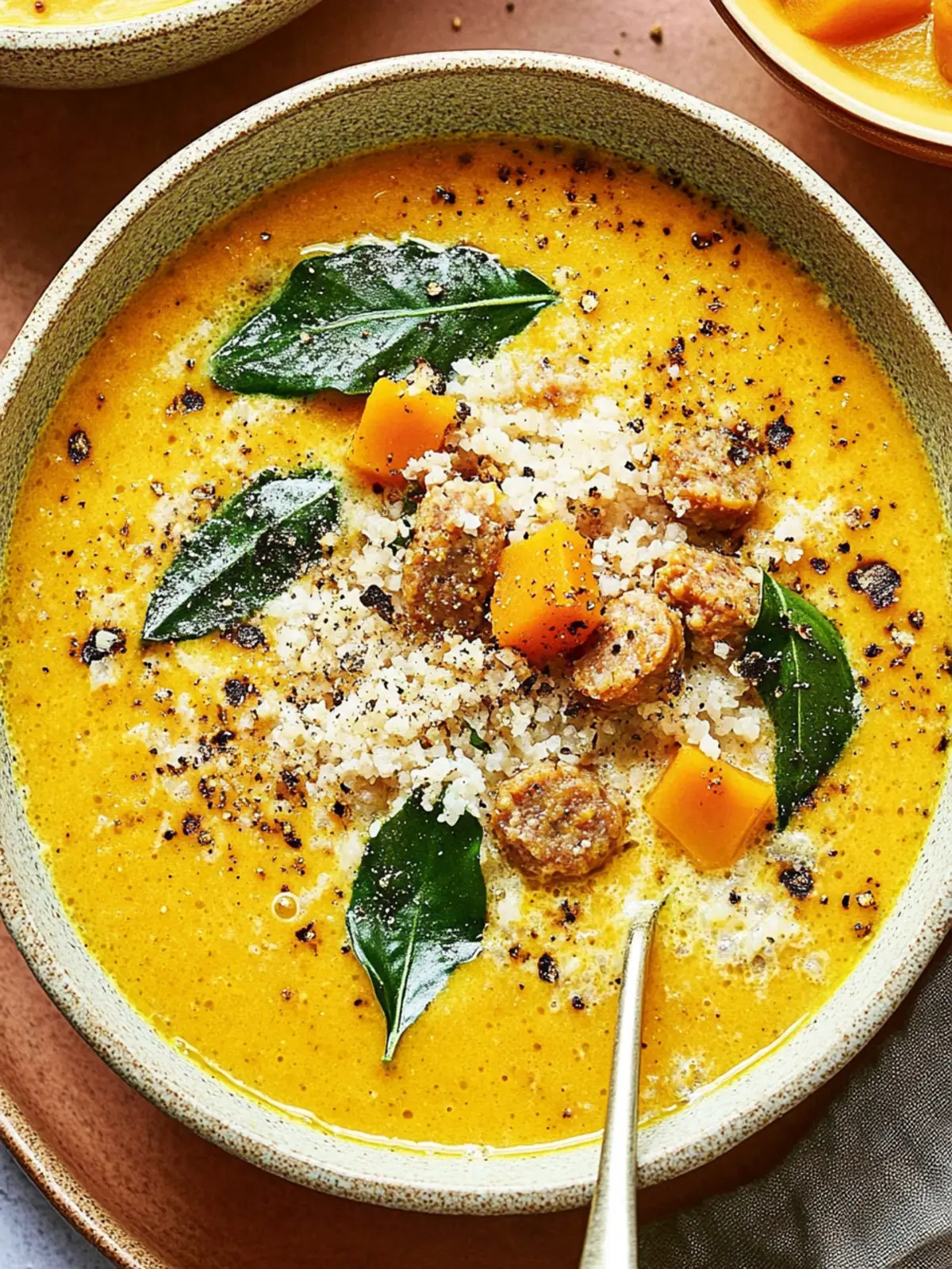 Butternut Squash Sausage Soup