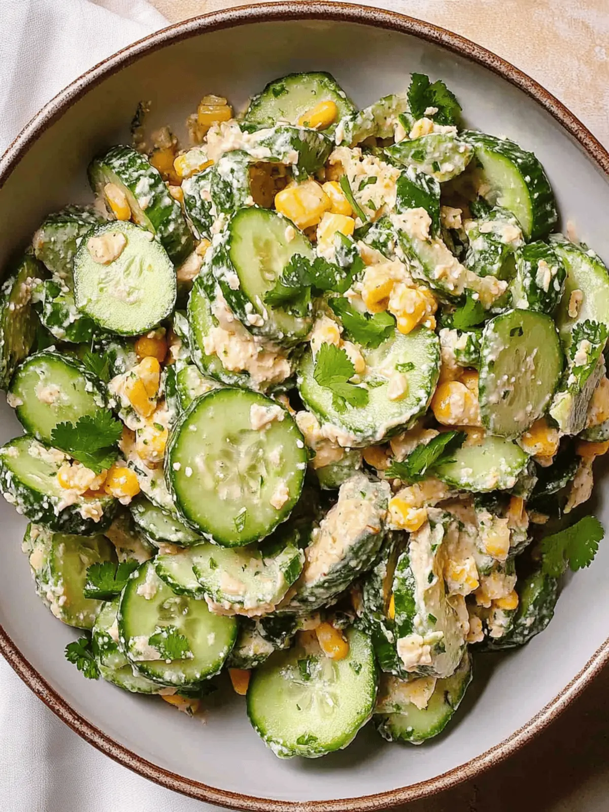 Cucumber Salad (Mexican style)
