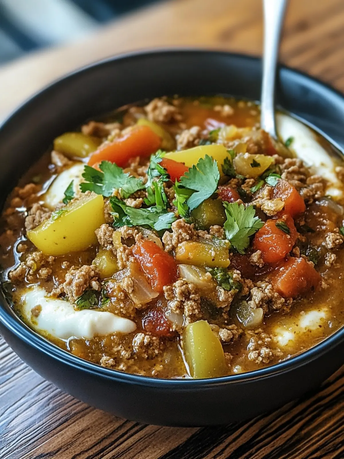 Green Chile Picadillo