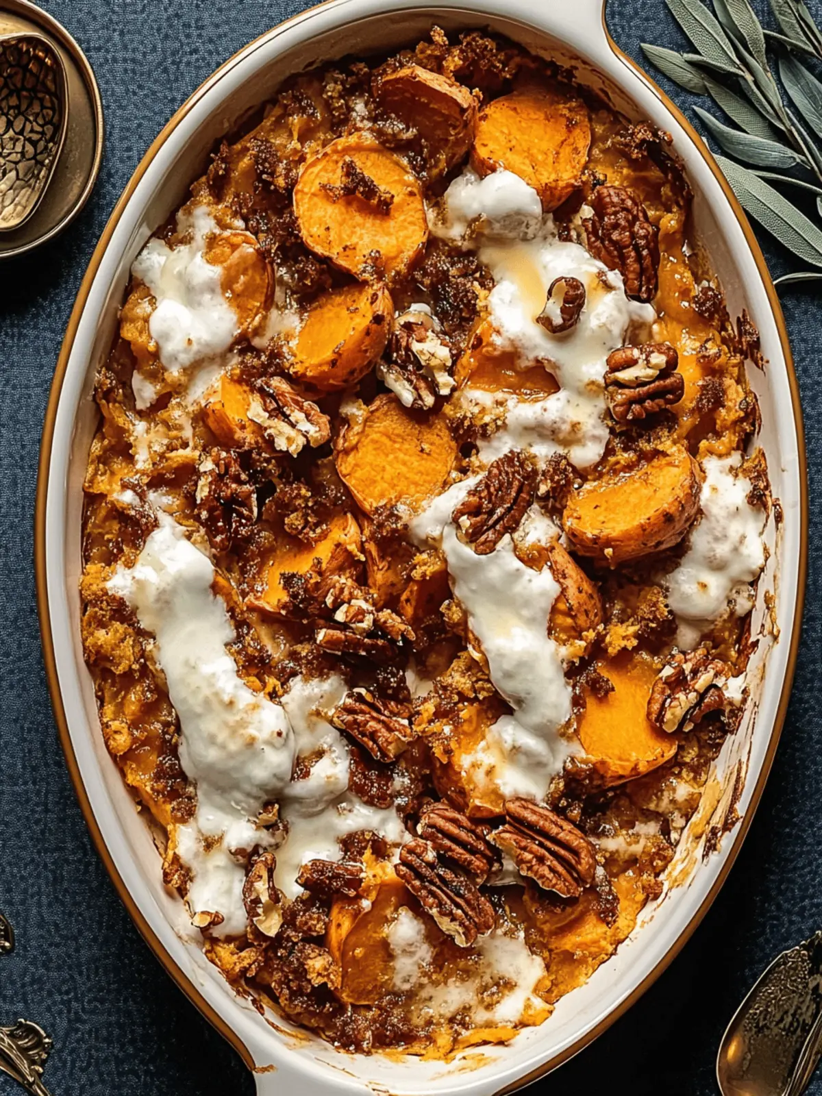 Southern Maple Sweet Potato Casserole