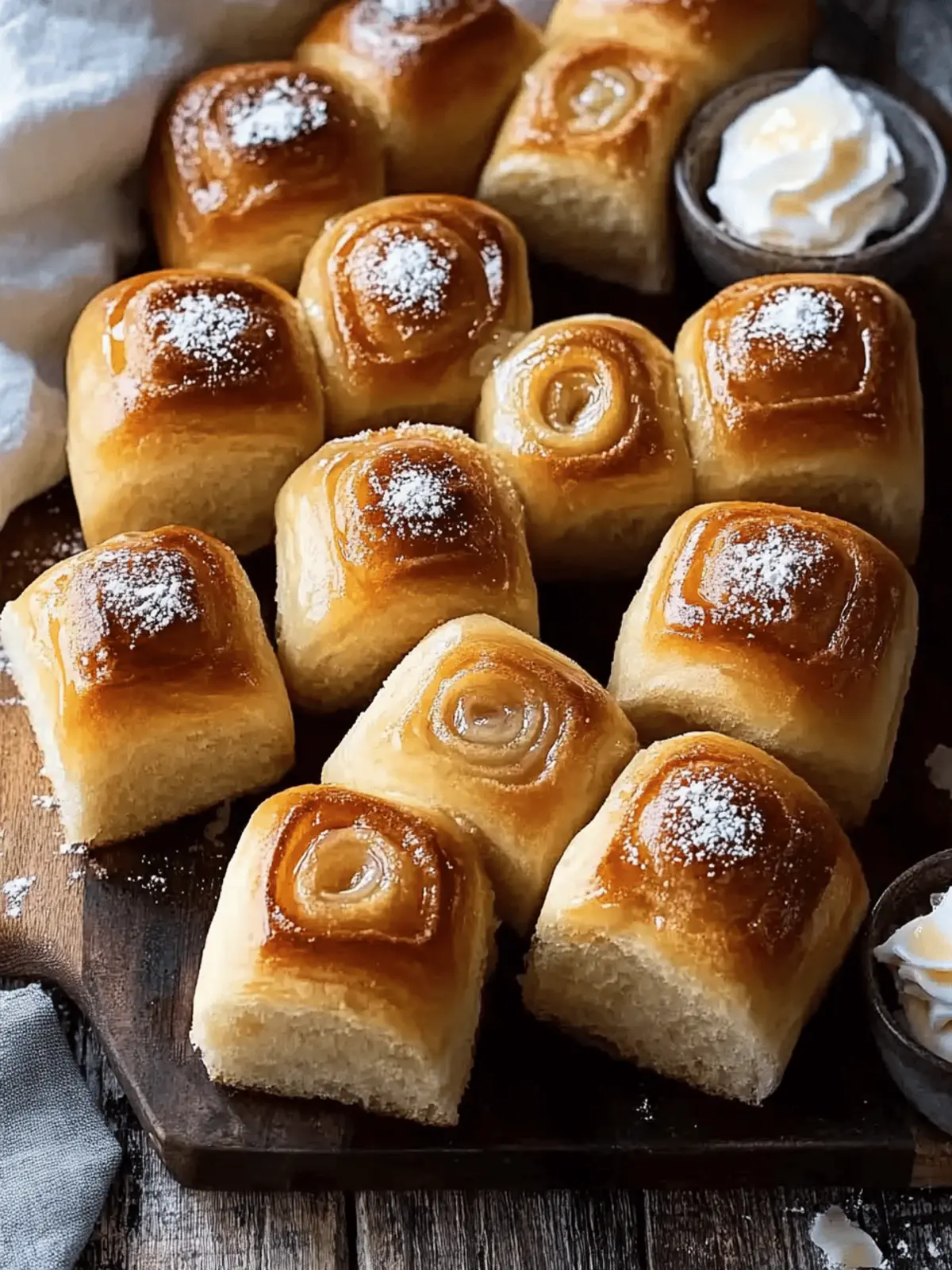 Salted Honey Butter Parker House Rolls Recipe