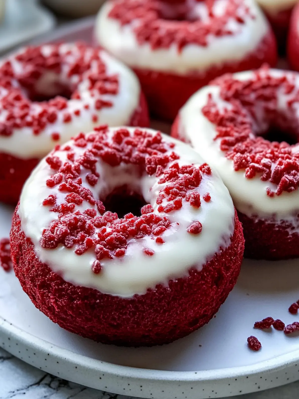 Keto Red Velvet Doughnuts