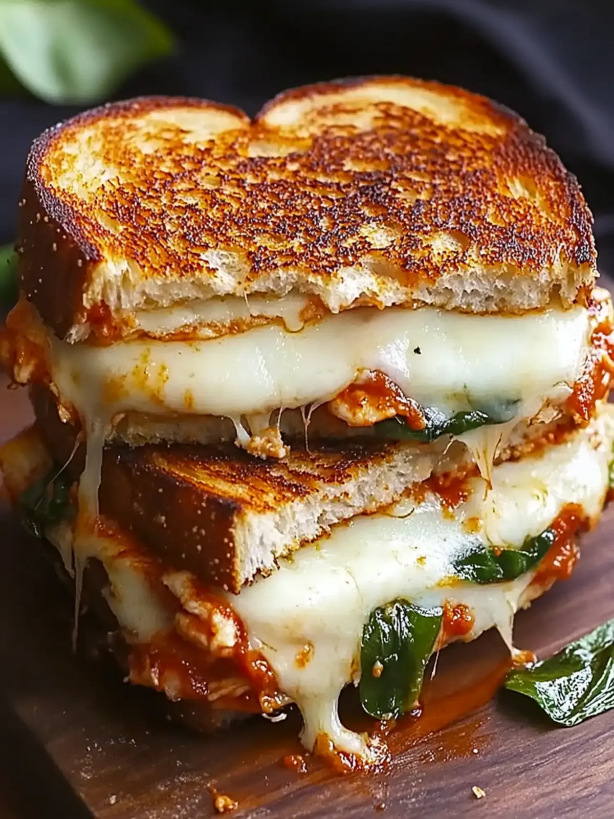 Chicken Parmesan Grilled Cheese