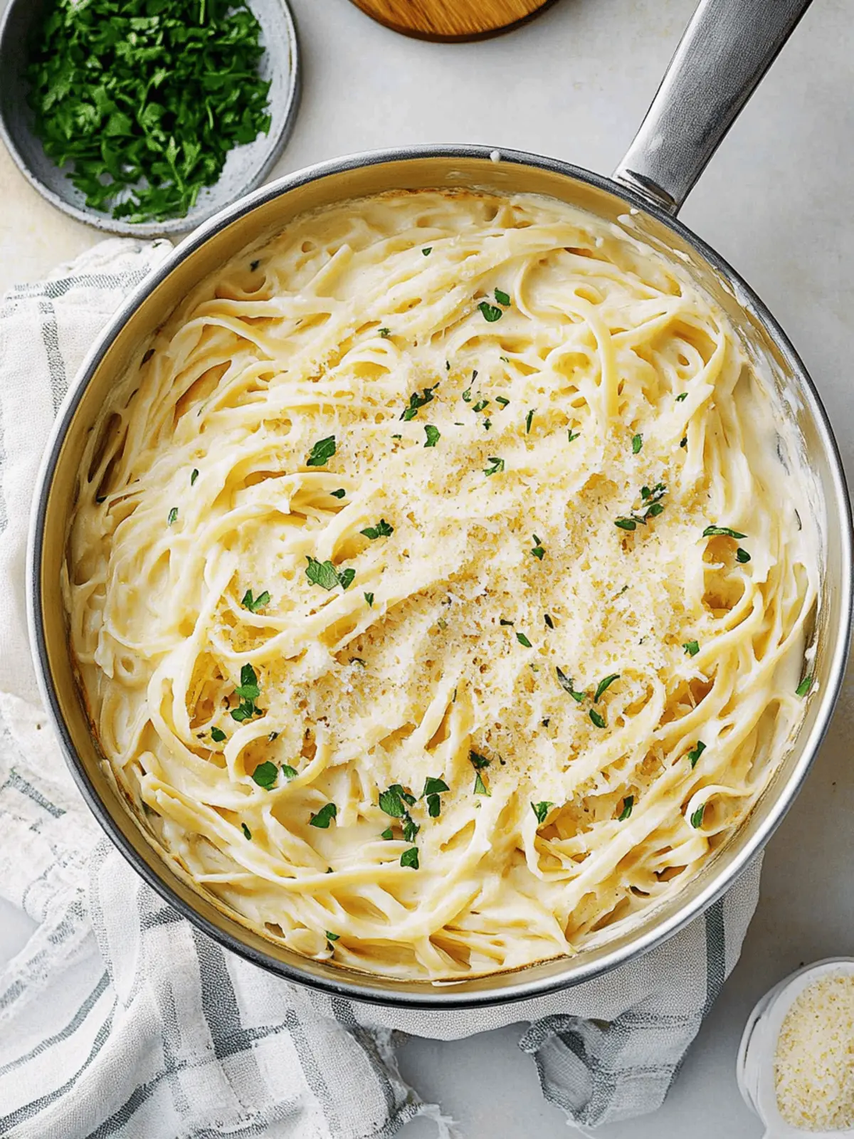 Cottage Cheese Alfredo Pasta Bake