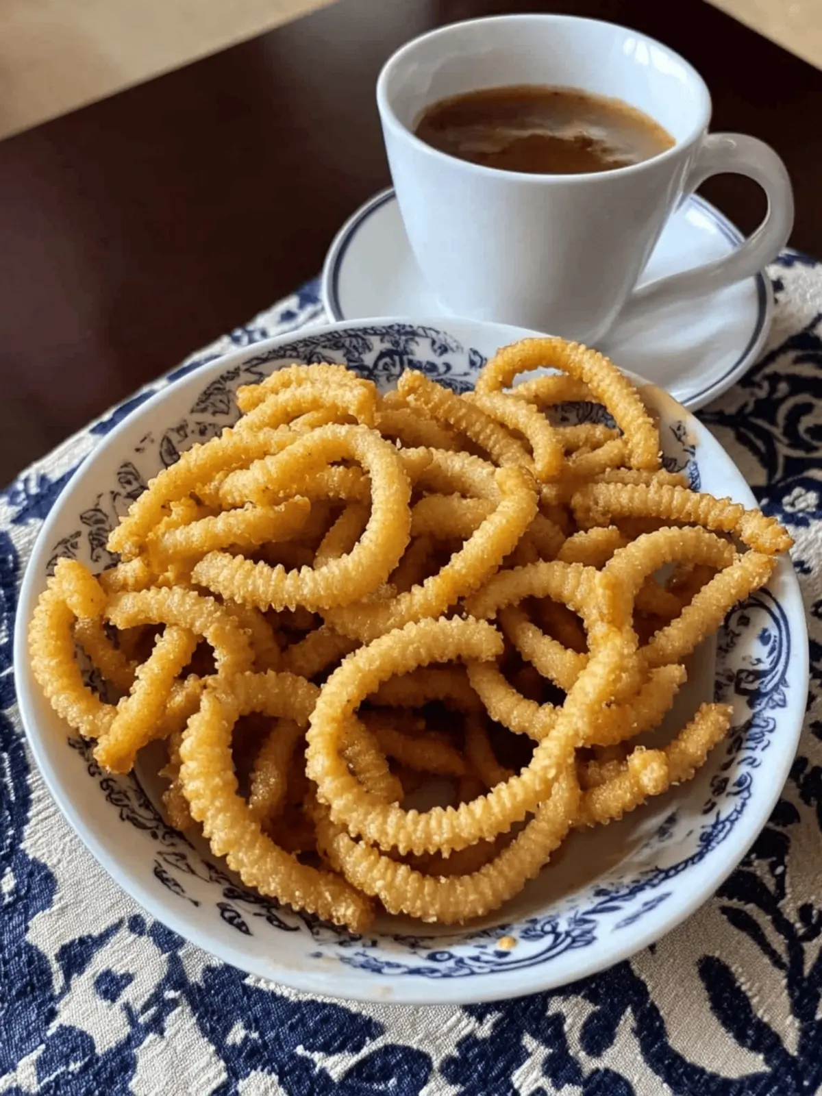 Butter Murukku with besan and rice flour