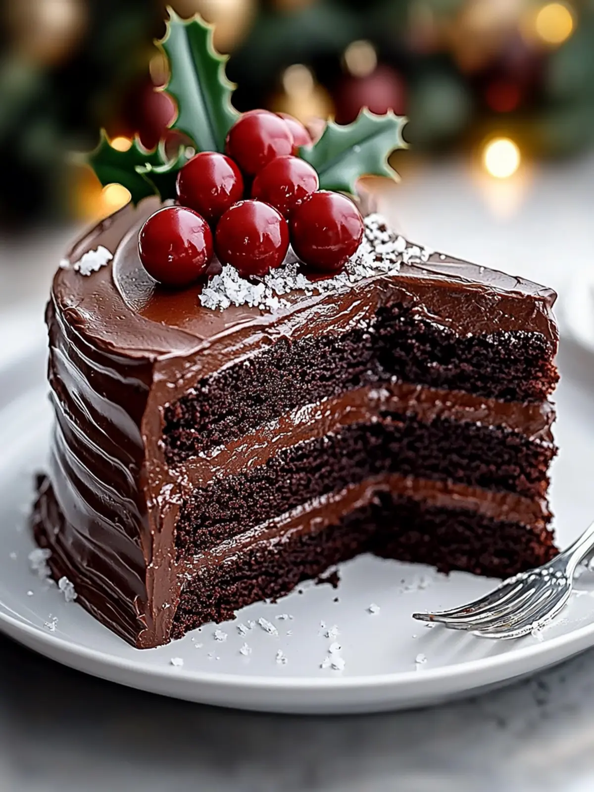 Holidays Chocolate Cake