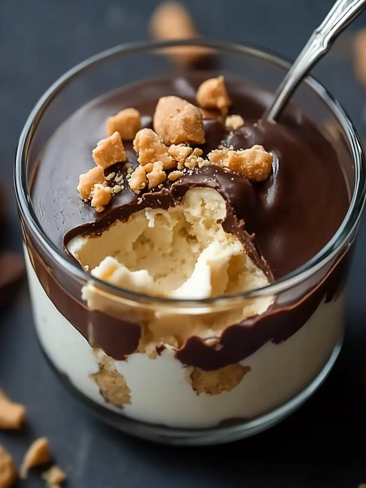 Peanut Butter Cup Cottage Cheese Mousse