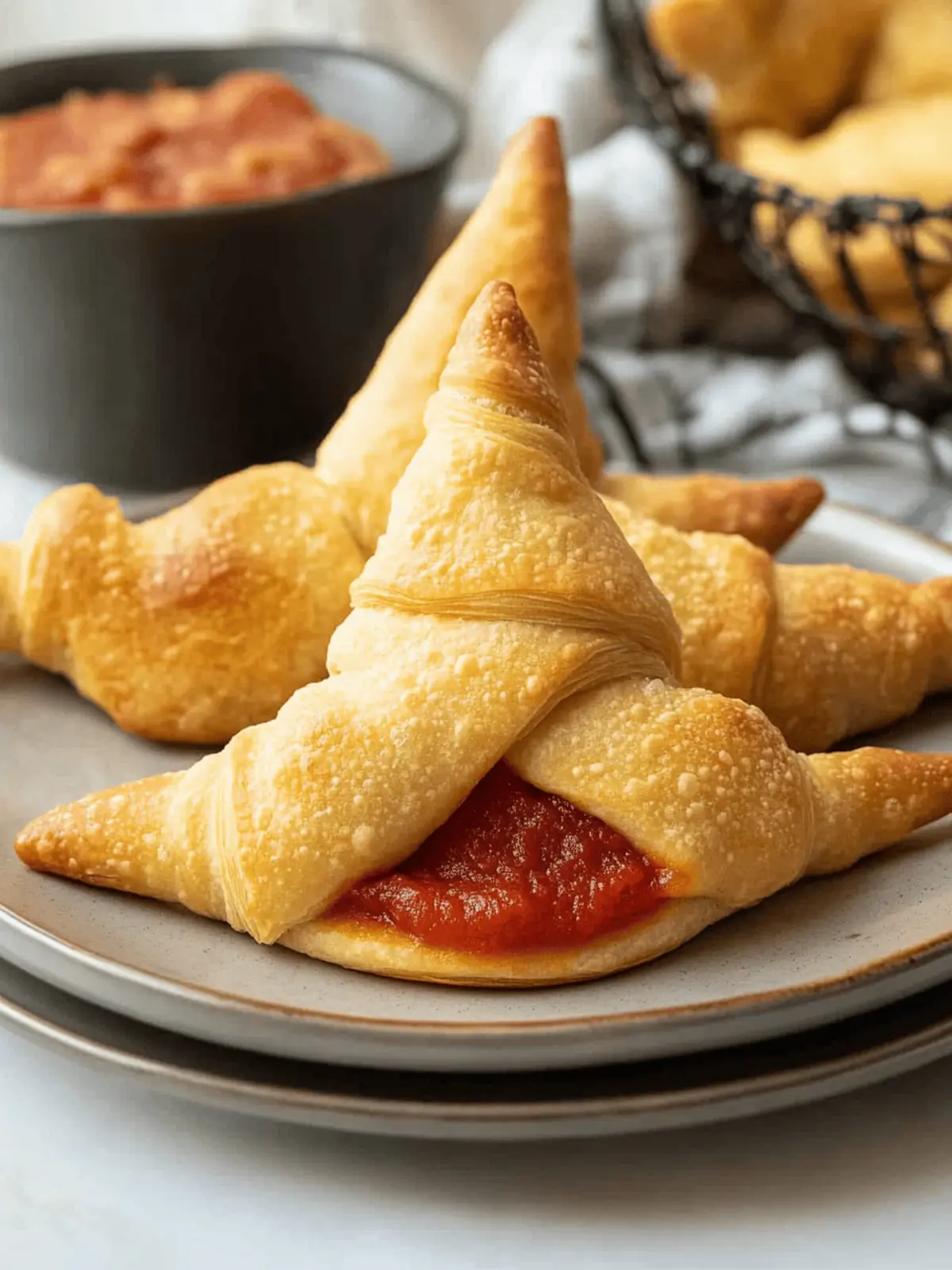 Easy Witch Hat Crescent Rolls