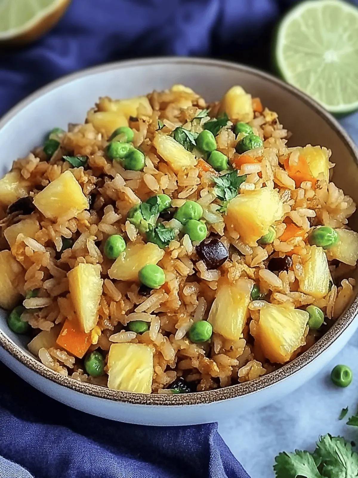 Vegetarian Pineapple Fried Rice