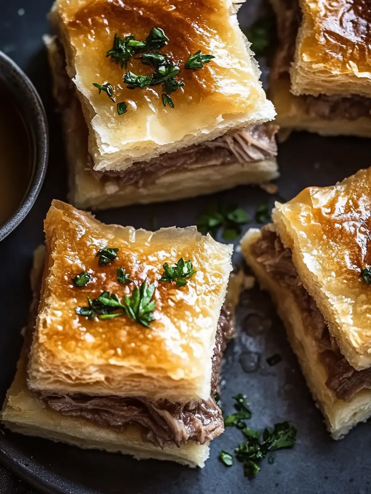 French Dip Squares