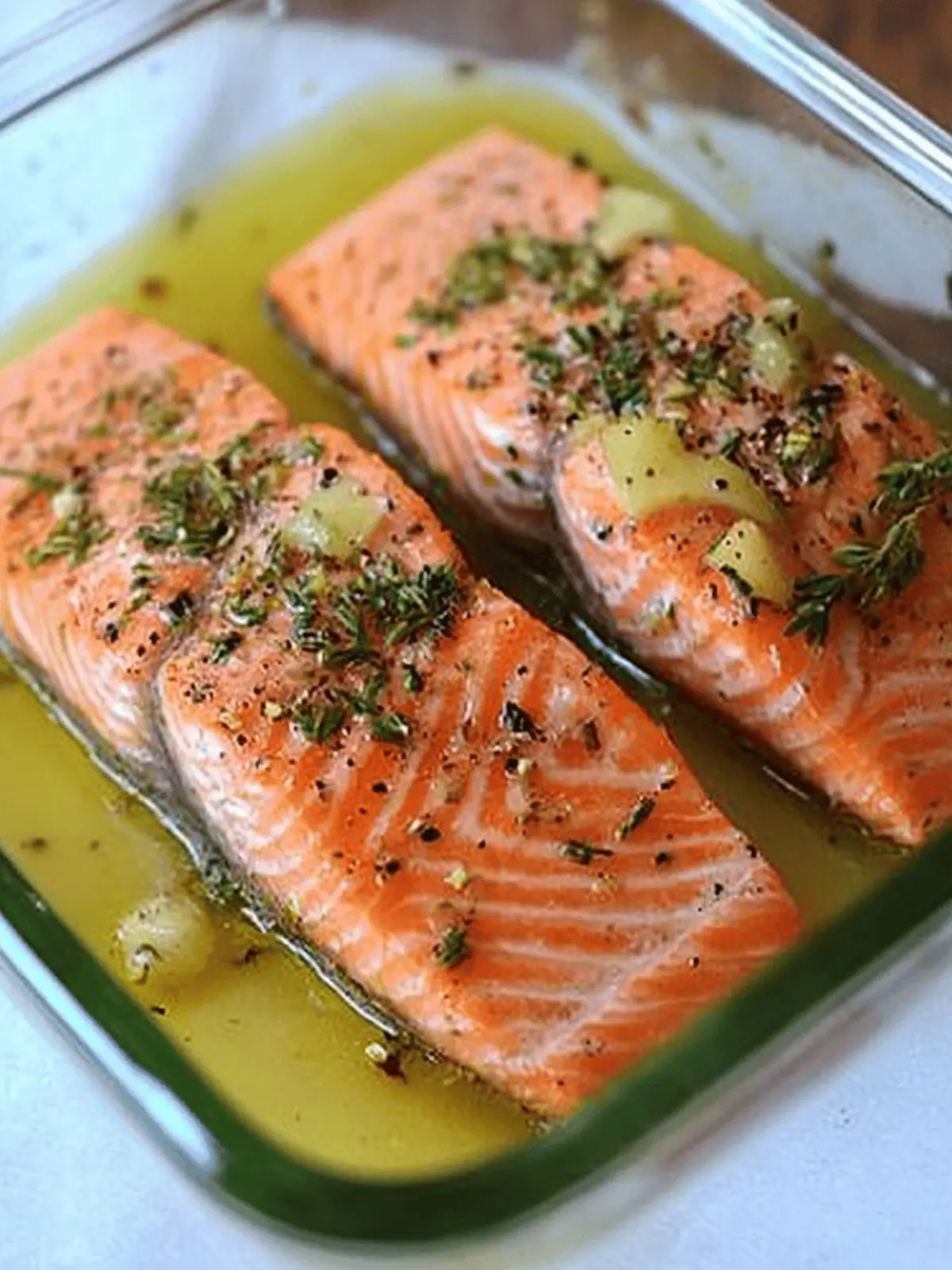 Cedar Plank Salmon with Lemon, Garlic & Herbs