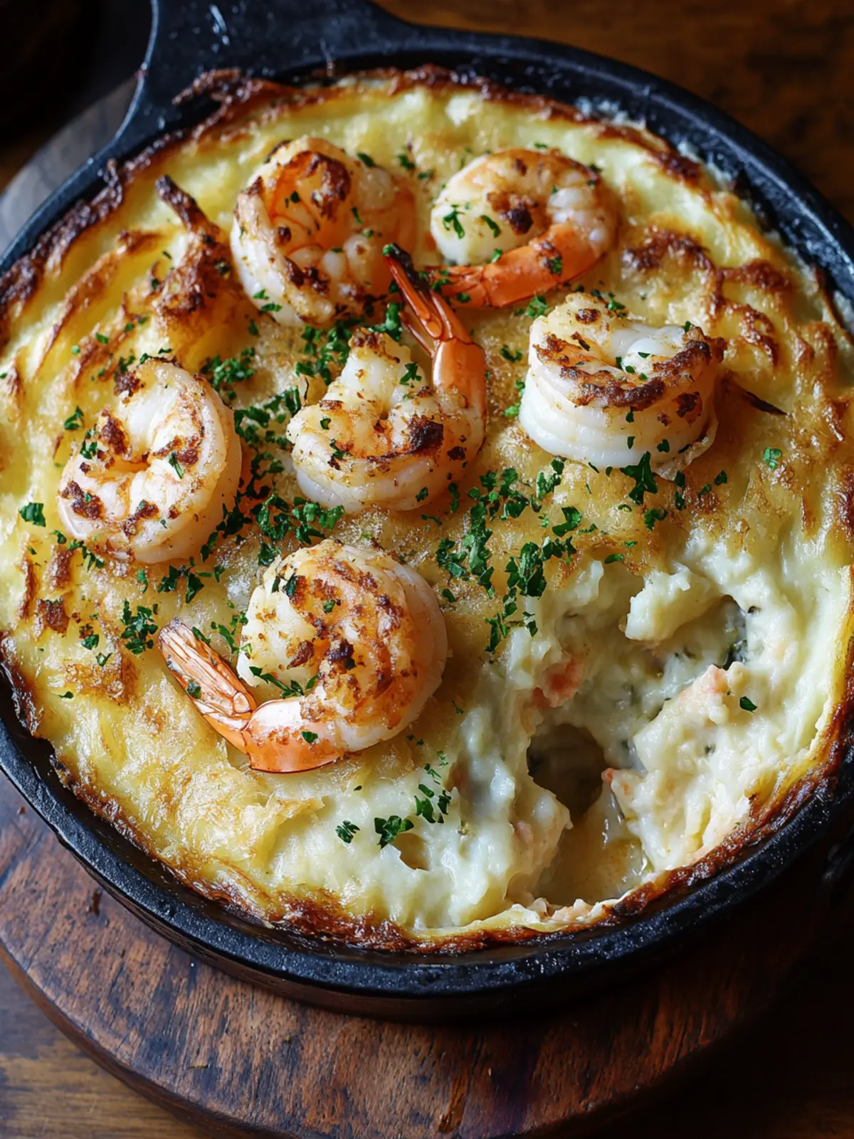 Seafood Shepherd’s Pie Recipe with Crab & Shrimp