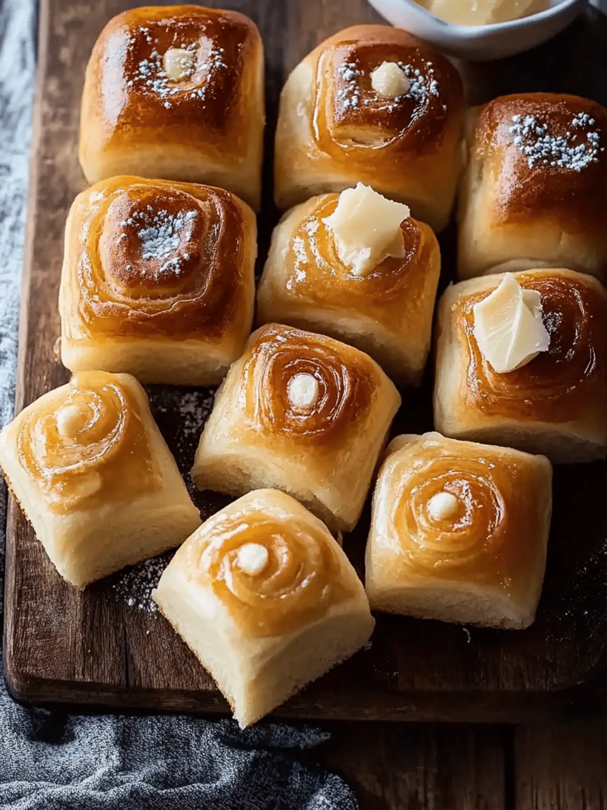 Salted Honey Butter Parker House Rolls Recipe