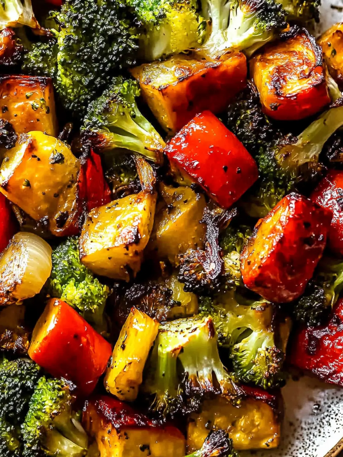 Healthy & Delicious Roasted Vegetable with Broccoli