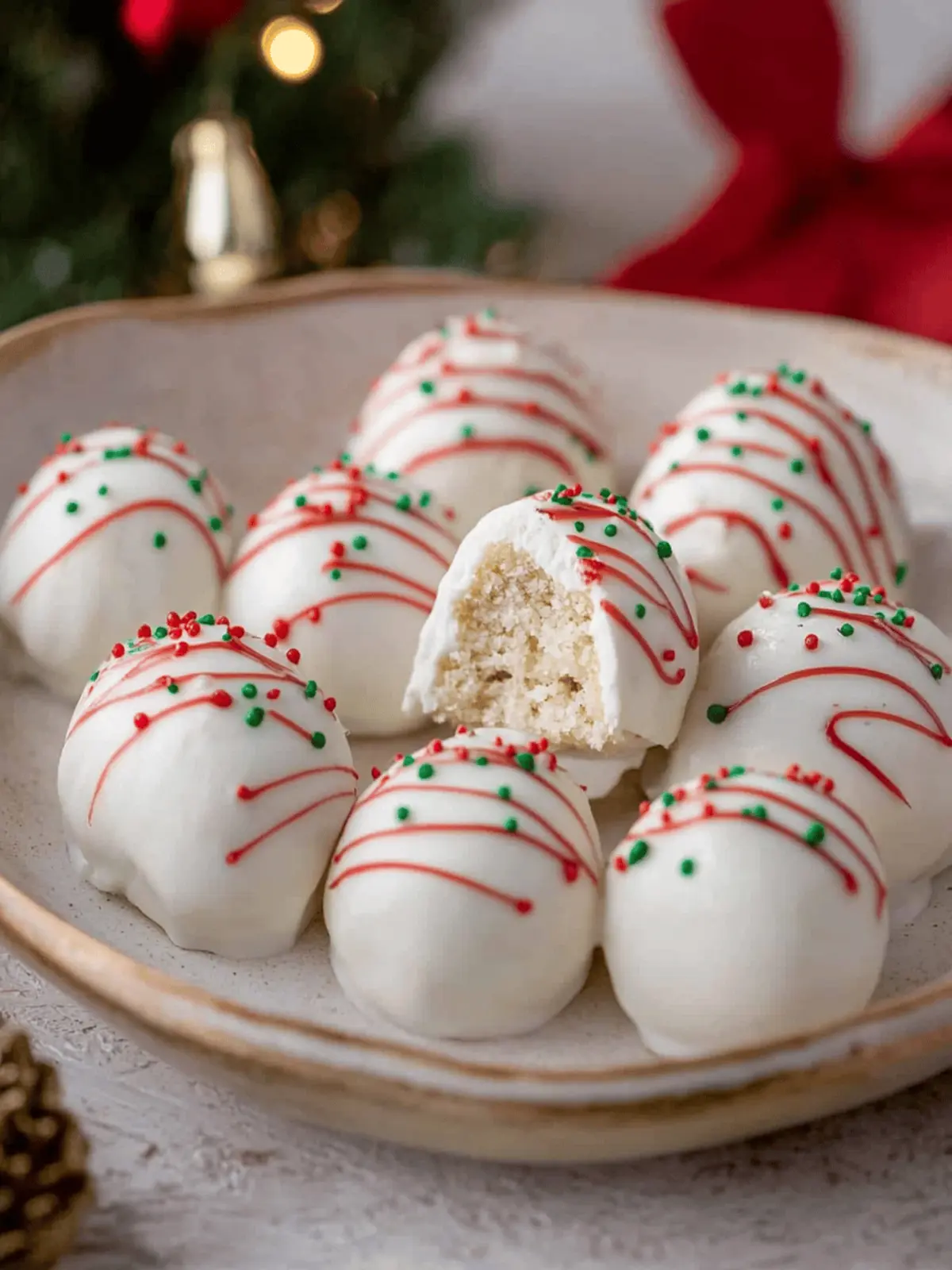 Little Debbie Christmas Tree Cake Truffles