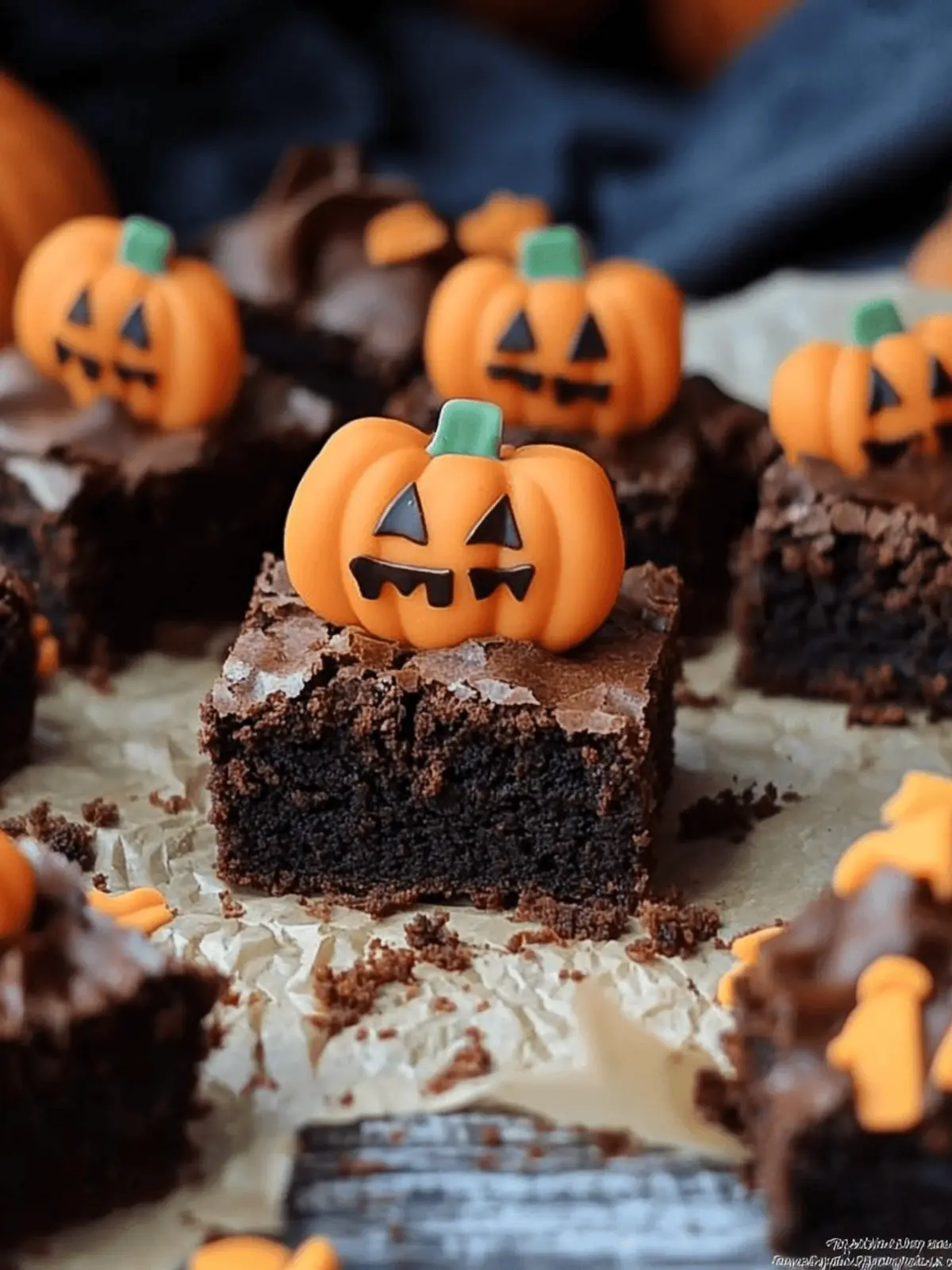 Pumpkin Patch Brownies