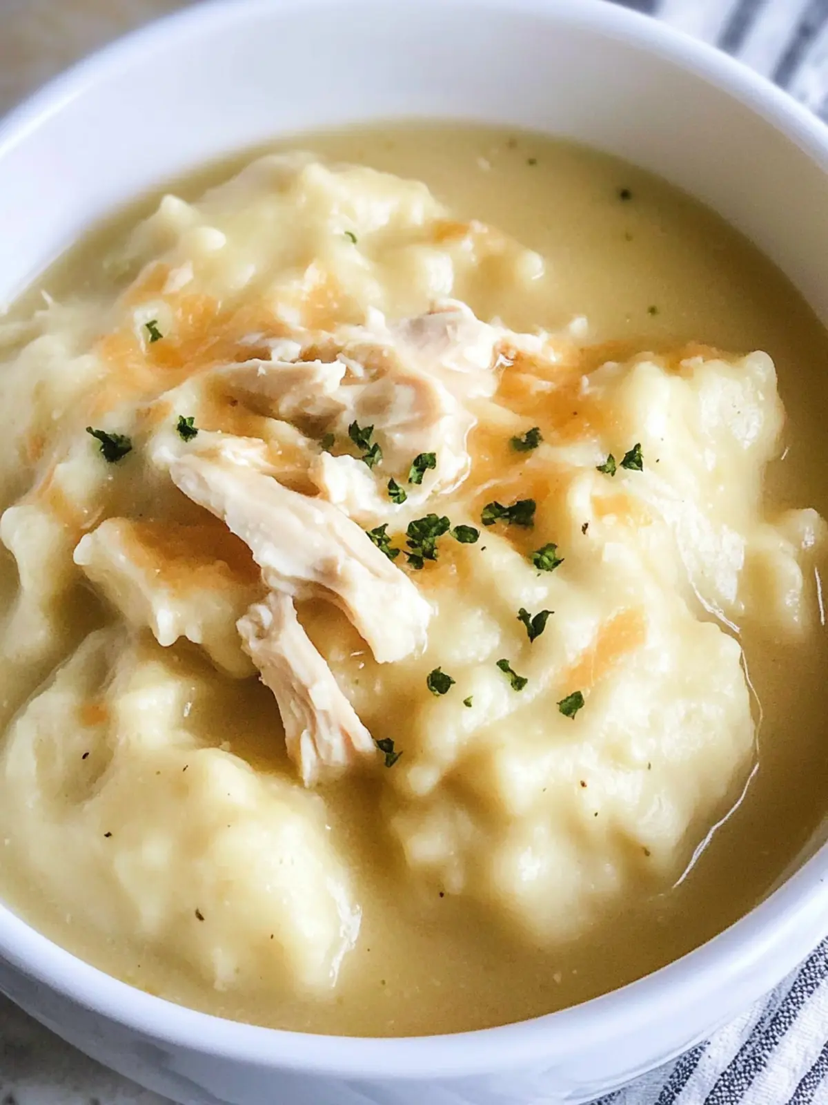 Easy Crock Pot Chicken and Dumplings