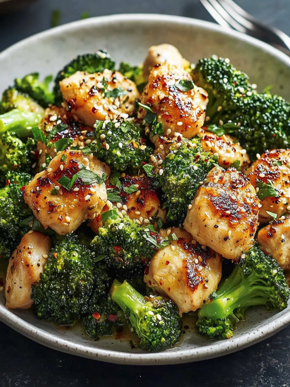 Garlic Butter Chicken & Broccoli