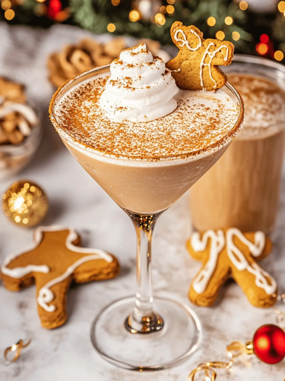 Gingerbread Martini