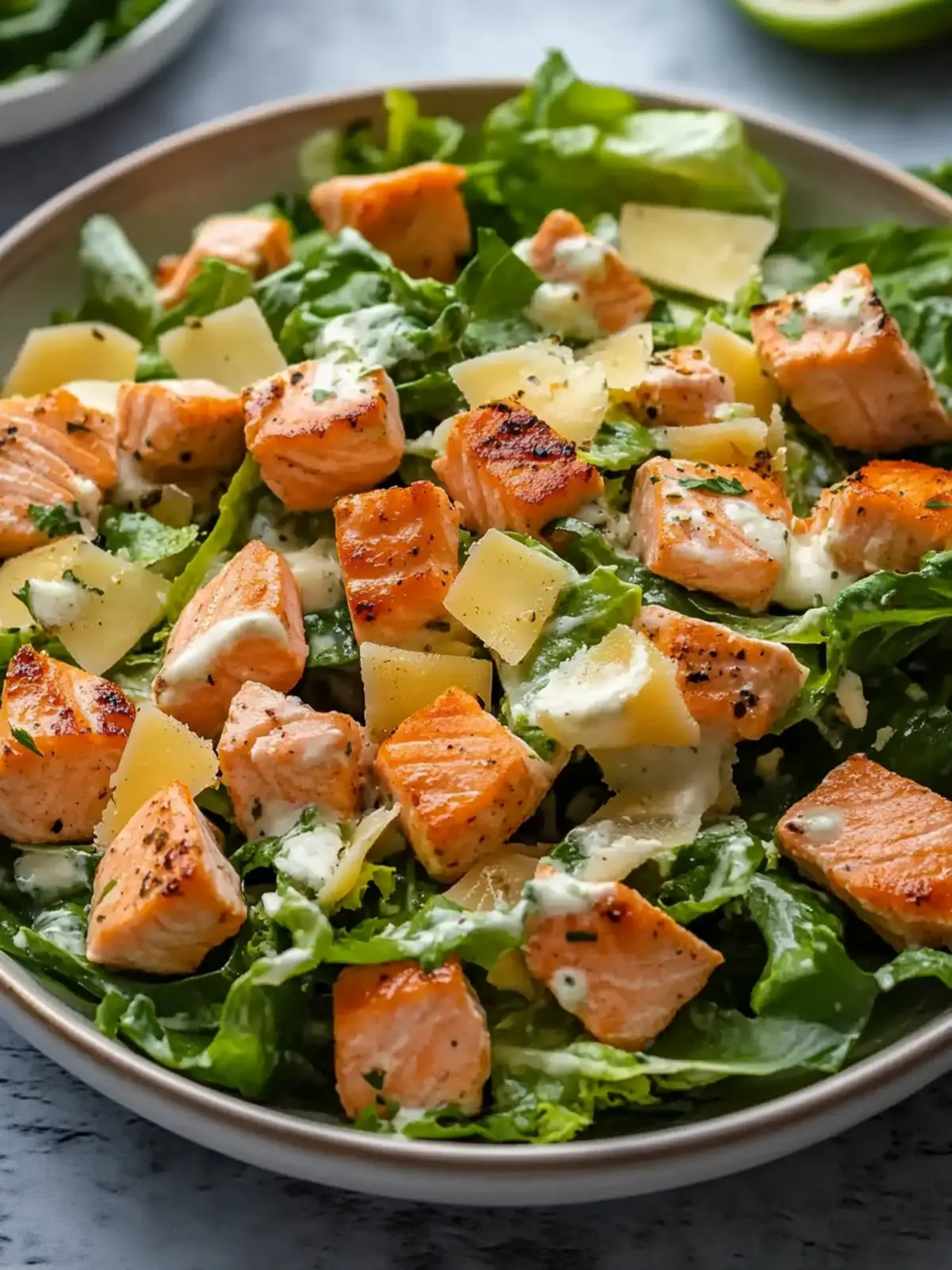 Salmon Caesar Salad Recipe