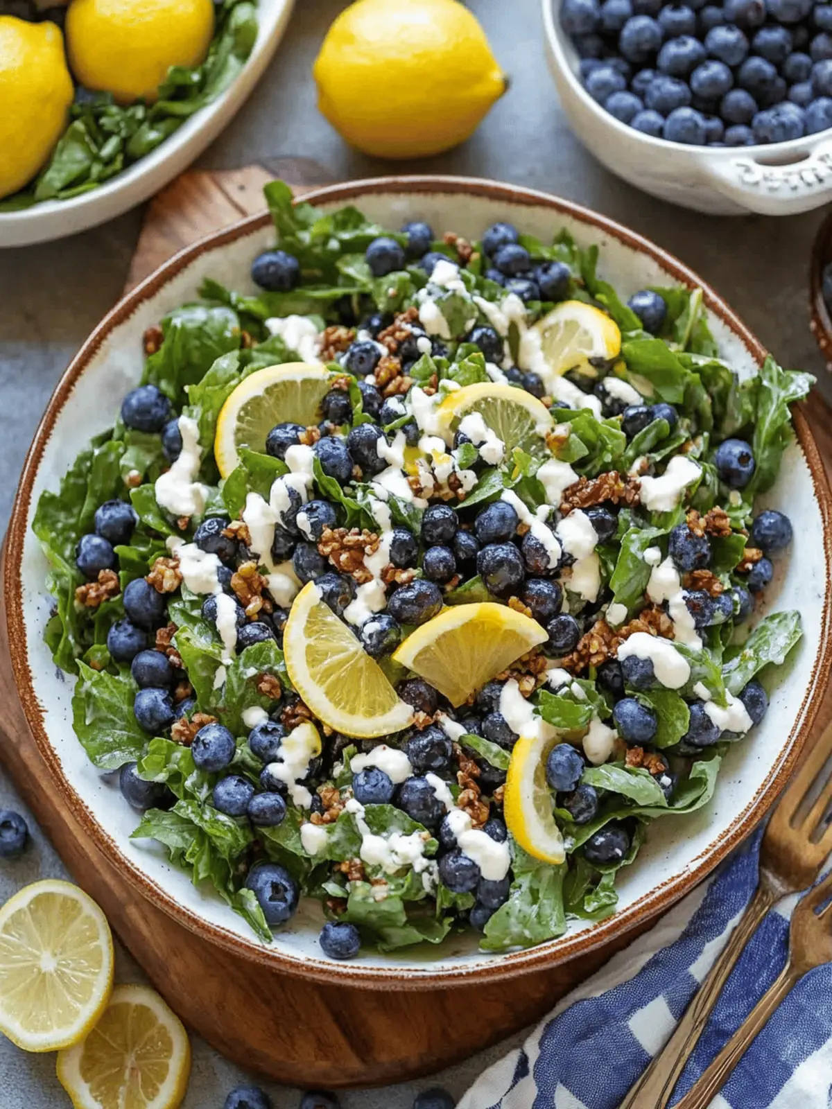 Lemon Blueberry Salad