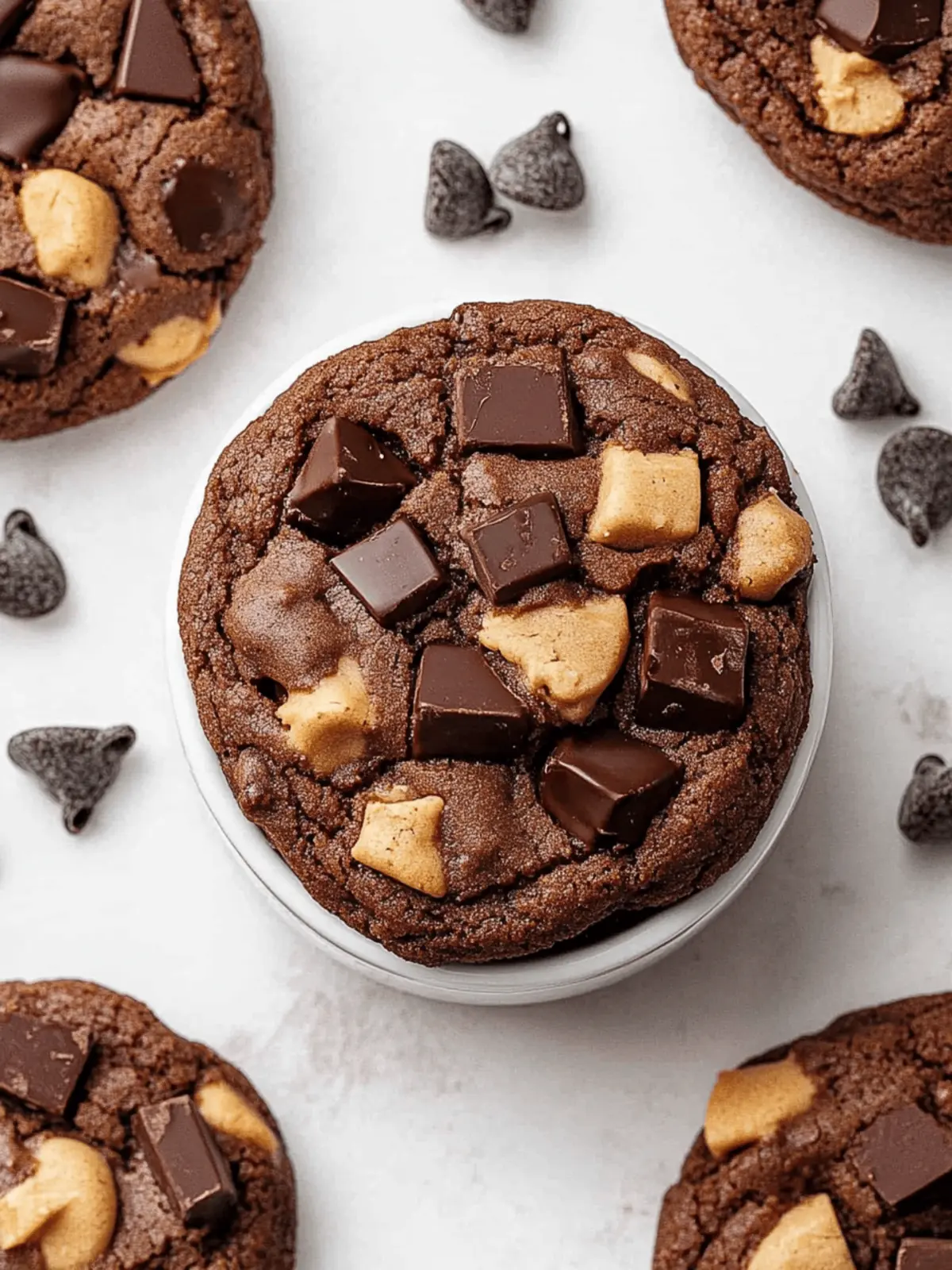 Peanut Butter Chocolate Chunk Cookies